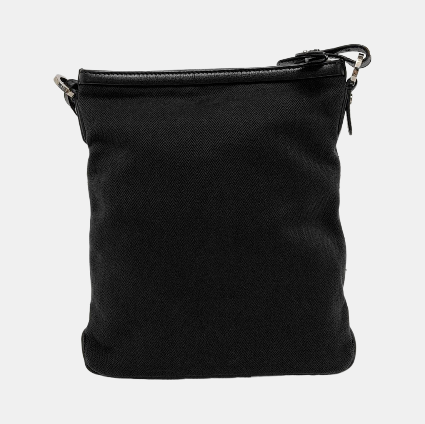 BVLGARI B ZERO Black Fabric Single Shoulder Bag Golden hardware Removable shoulder strap-(SKU)-948940797