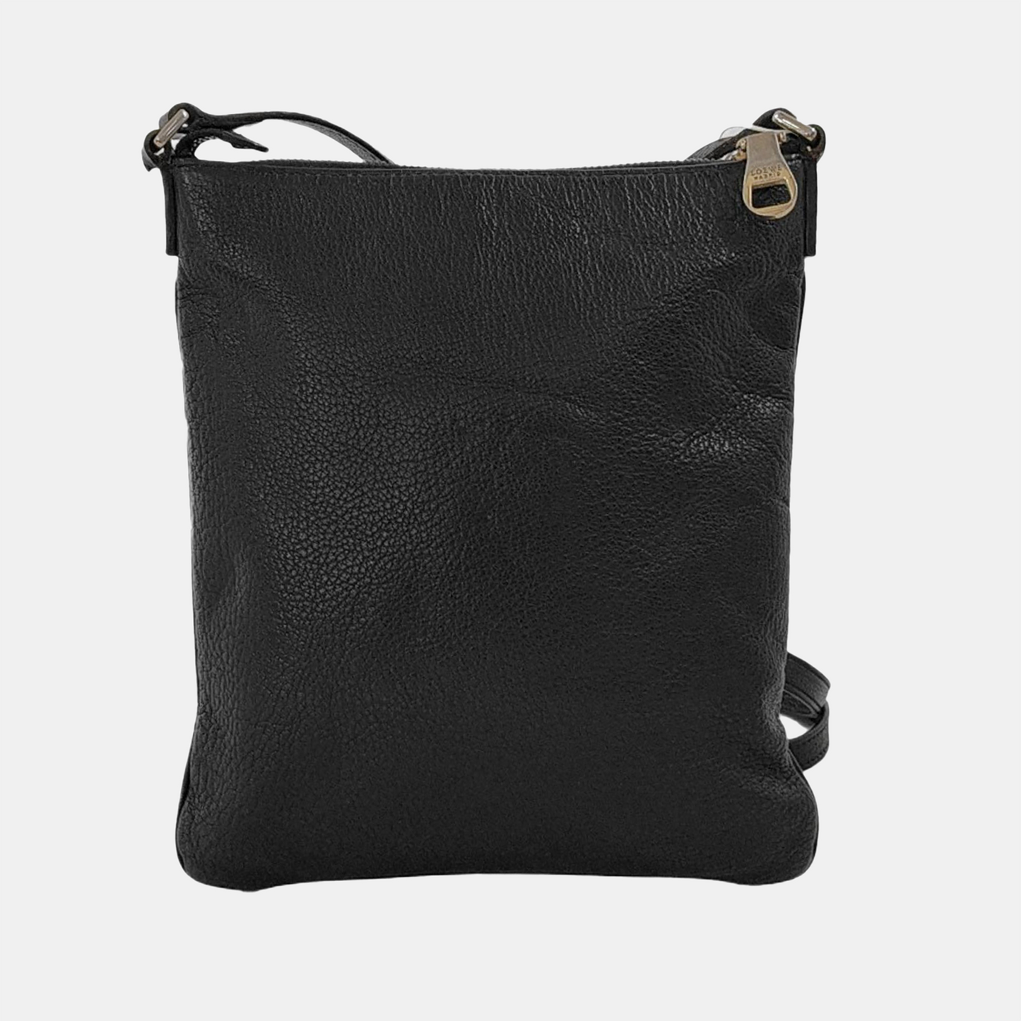 LOEWE Black Leather Crossbody Bag Single Shoulder Bag Golden hardware-(SKU)-950255613