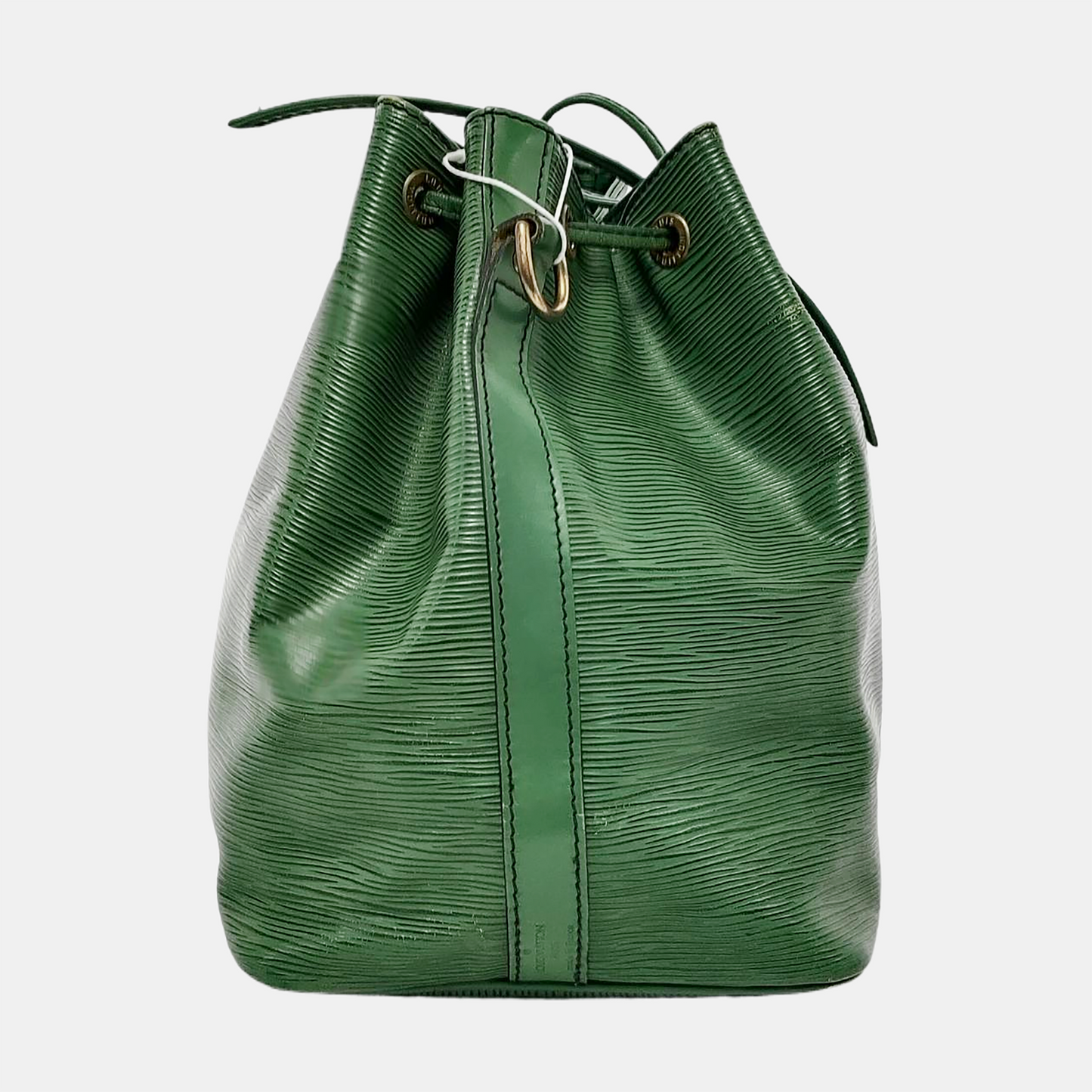 LOUIS VUITTON NÉONOÉ Small size 绿色EPI牛皮水波纹Bucket bag斜挎包Shoulder Bag Handbag Golden hardware Vintage model Removable shoulder strap-(SKU)-950349163