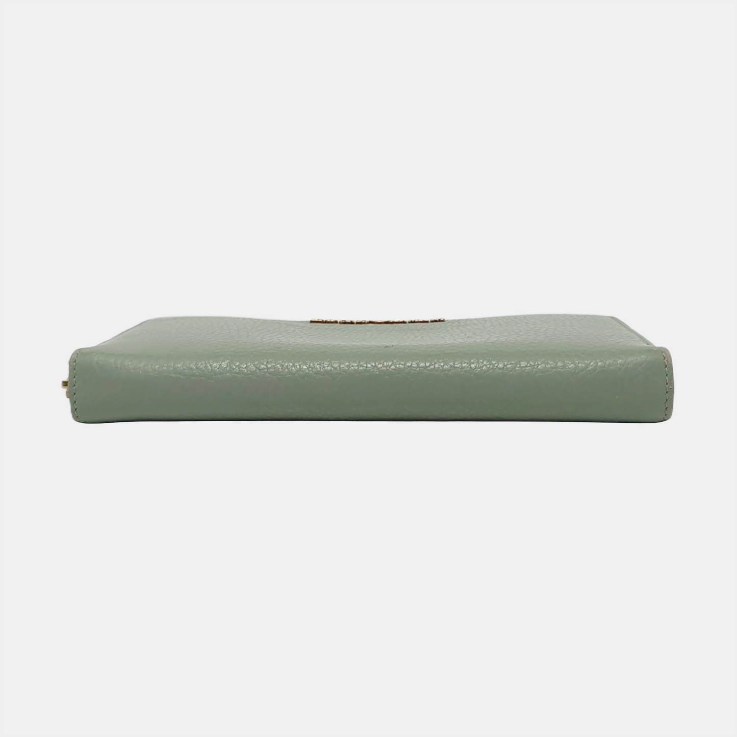 EMPORIO ARMANI Light Green Leather Wallet Golden hardware-(SKU)-950857447