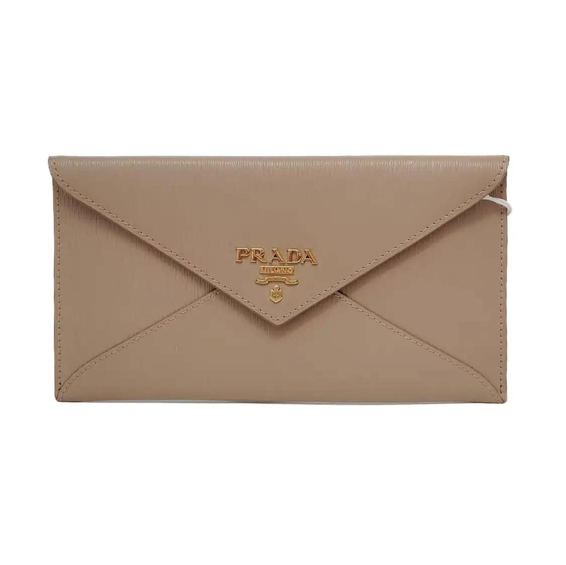 PRADA Nude Pink Cowhide Logo Handbag Golden hardware-(SKU)-950774692