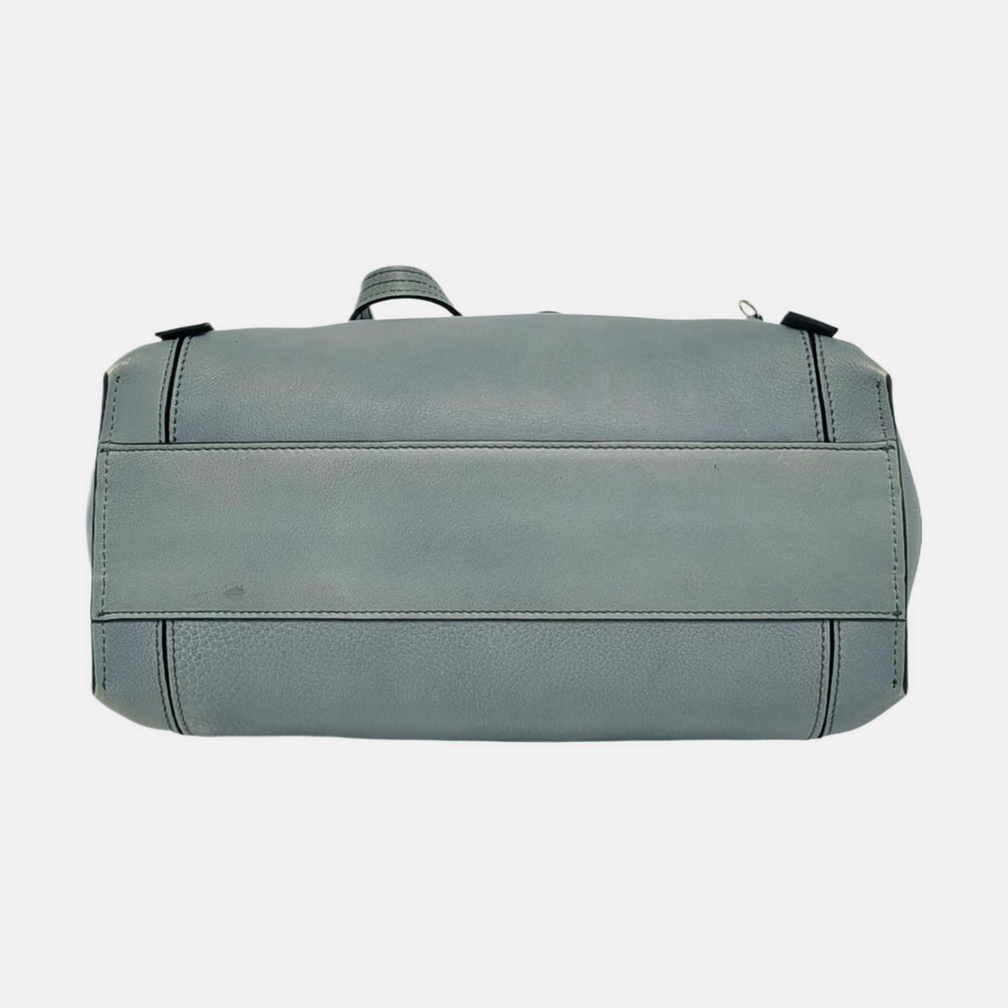 Chloé Milo Light Blue Cowhide Single Shoulder Bag Handbag Golden hardware-(SKU)-951412055