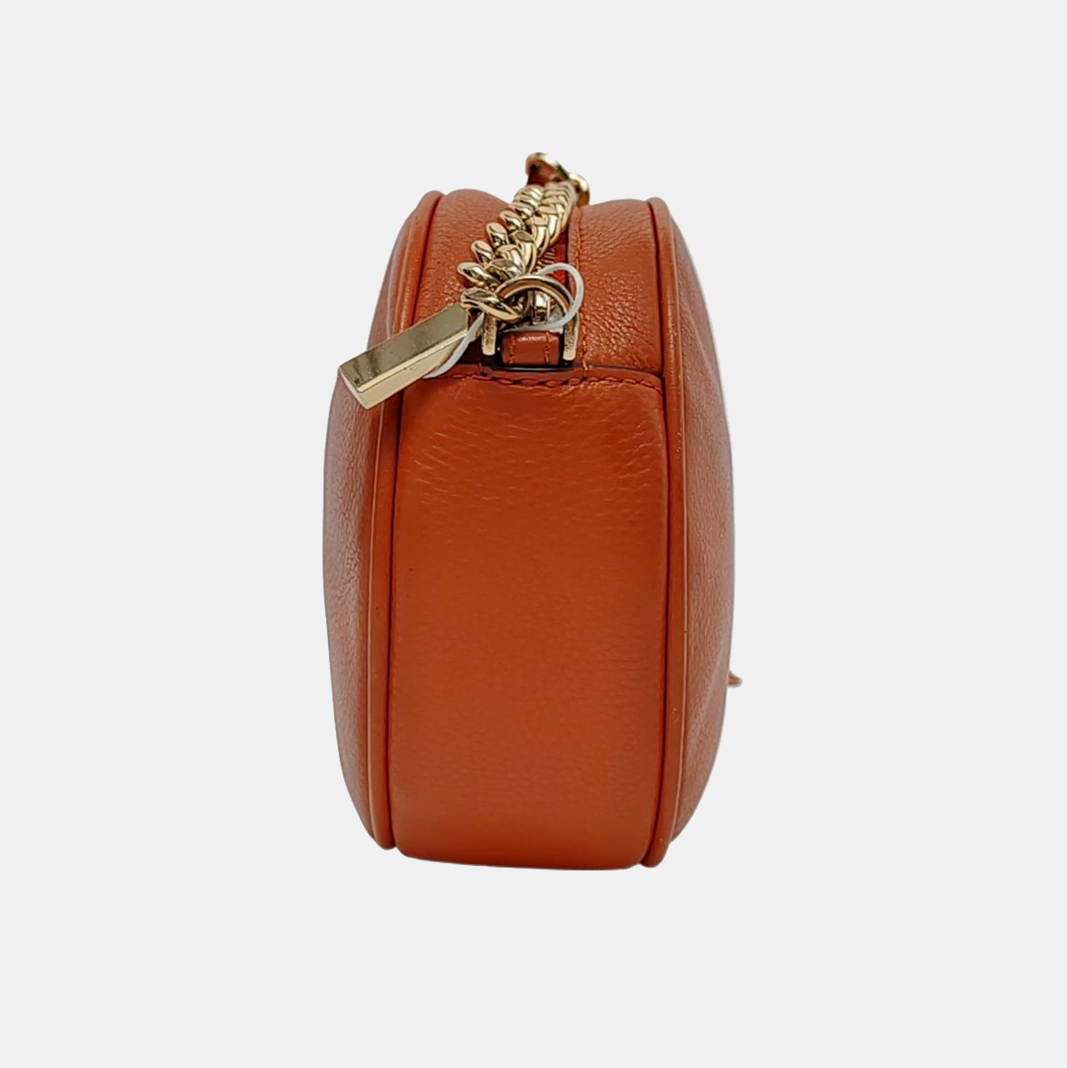 MICHAEL KORS Jet Set Orange Red Leather Single Shoulder Bag Crossbody Bag Golden hardware-(SKU)-951616686