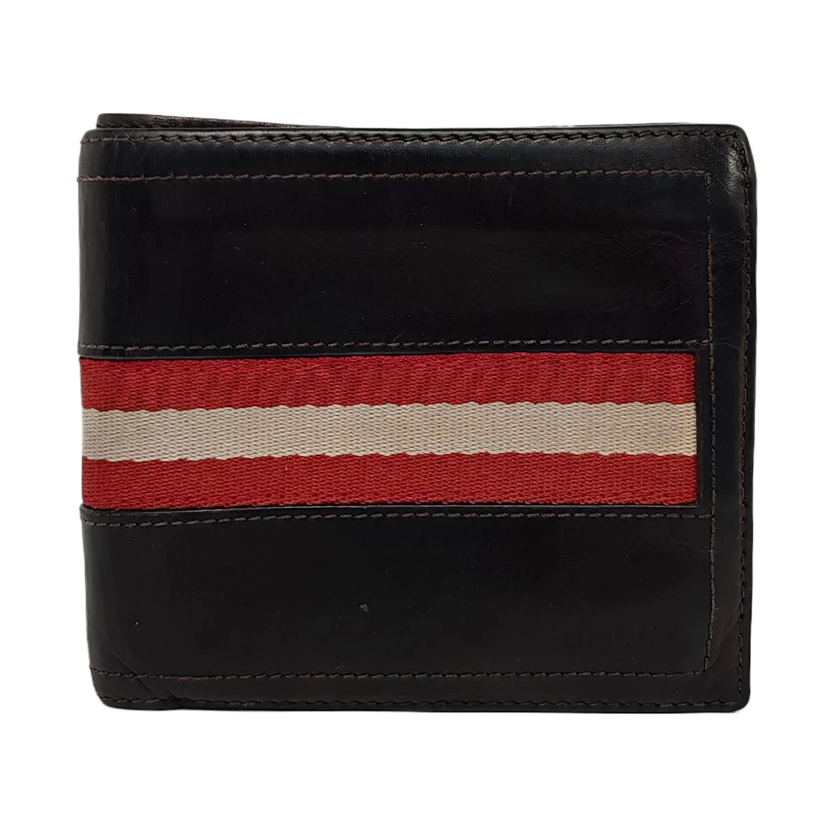 BALLY Dark Brown Calf Leather Wallet-(SKU)-951389128