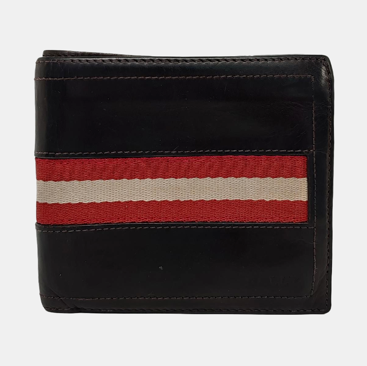 BALLY Dark Brown Calf Leather Wallet-(SKU)-951389128