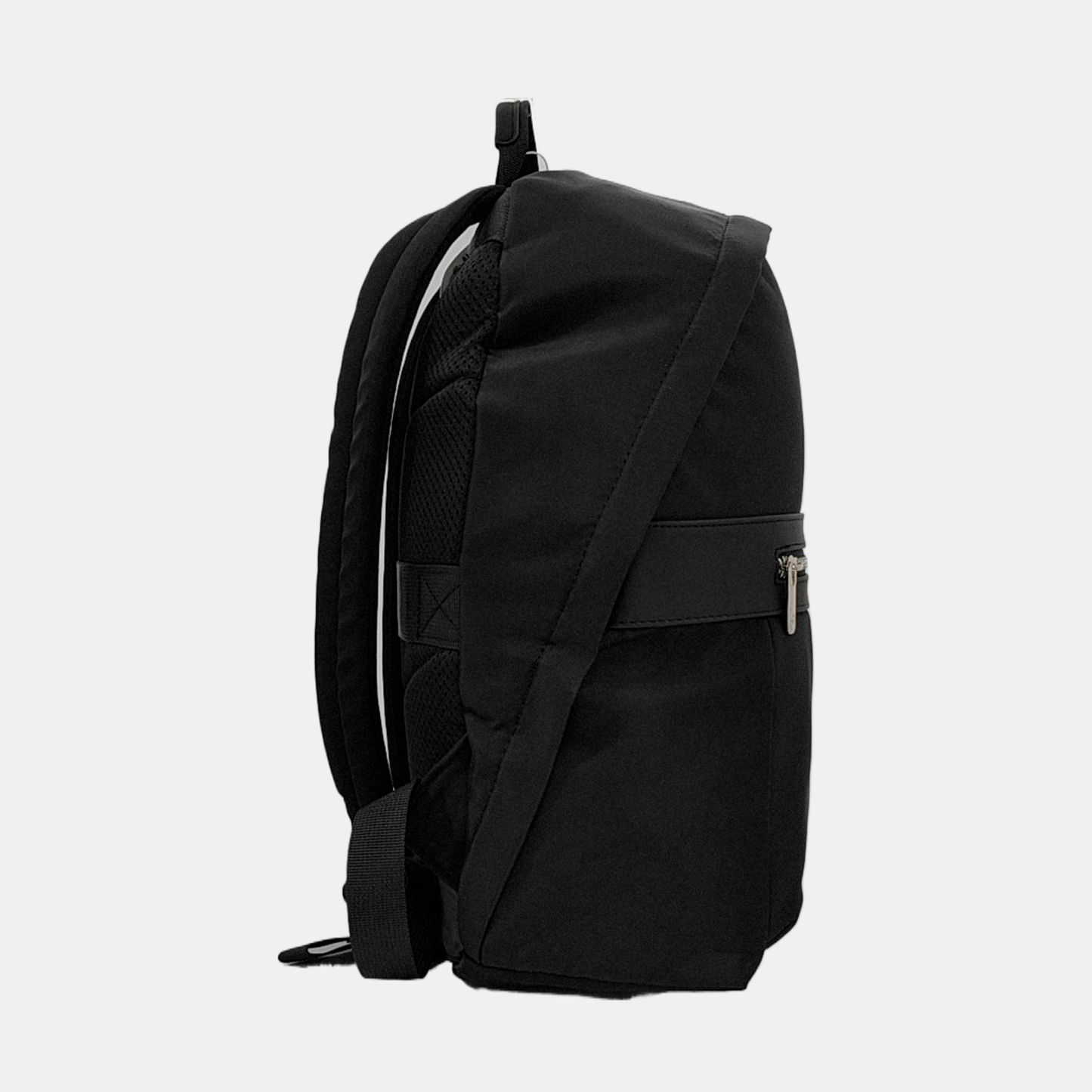 Samsonite Black Nylon Backpack Silver Hardware-(SKU)-952152418