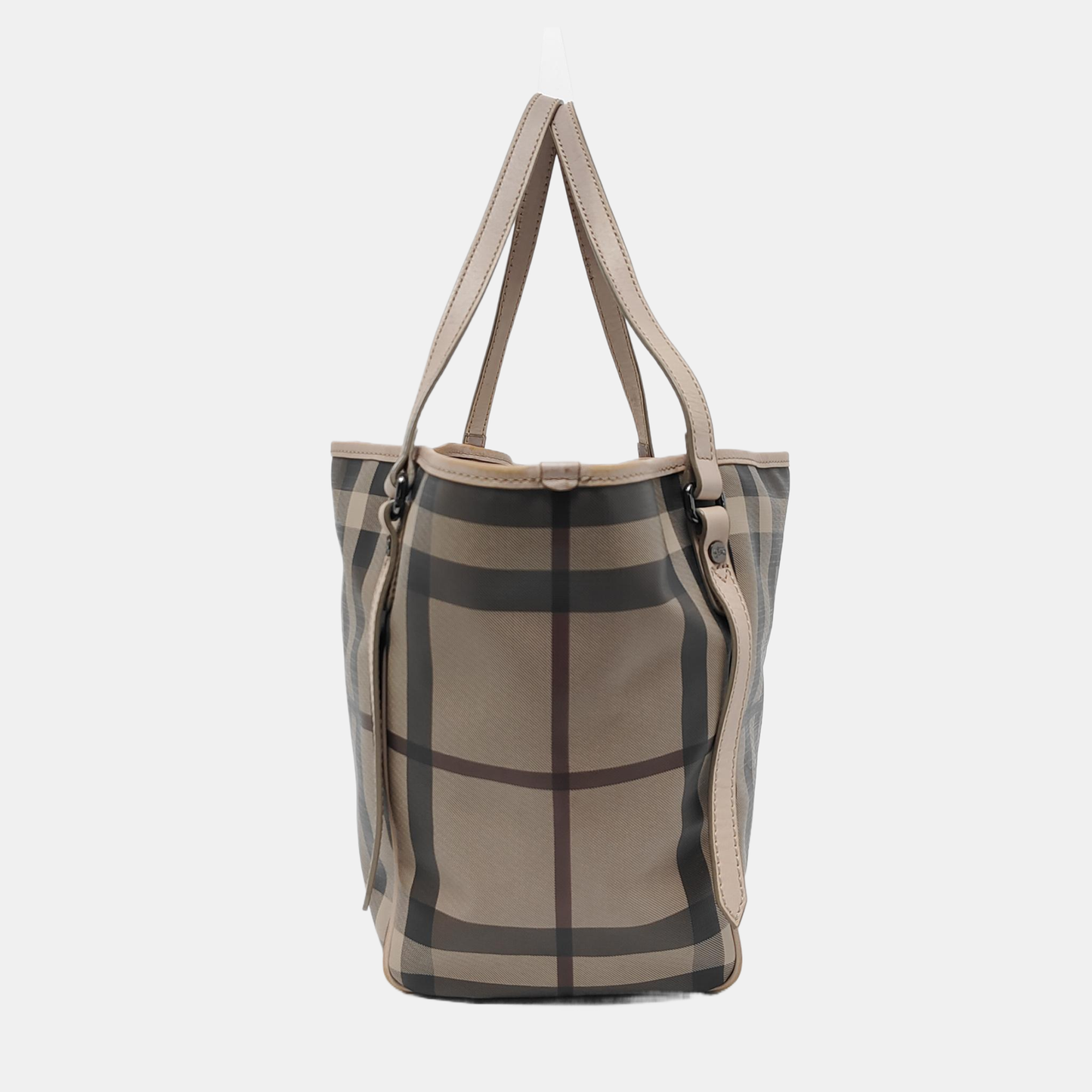 BURBERRY Canterbury Elephant Gray Coated Canvas Single Shoulder Bag Handbag Black hardware Sub-bag-(SKU)-952268685