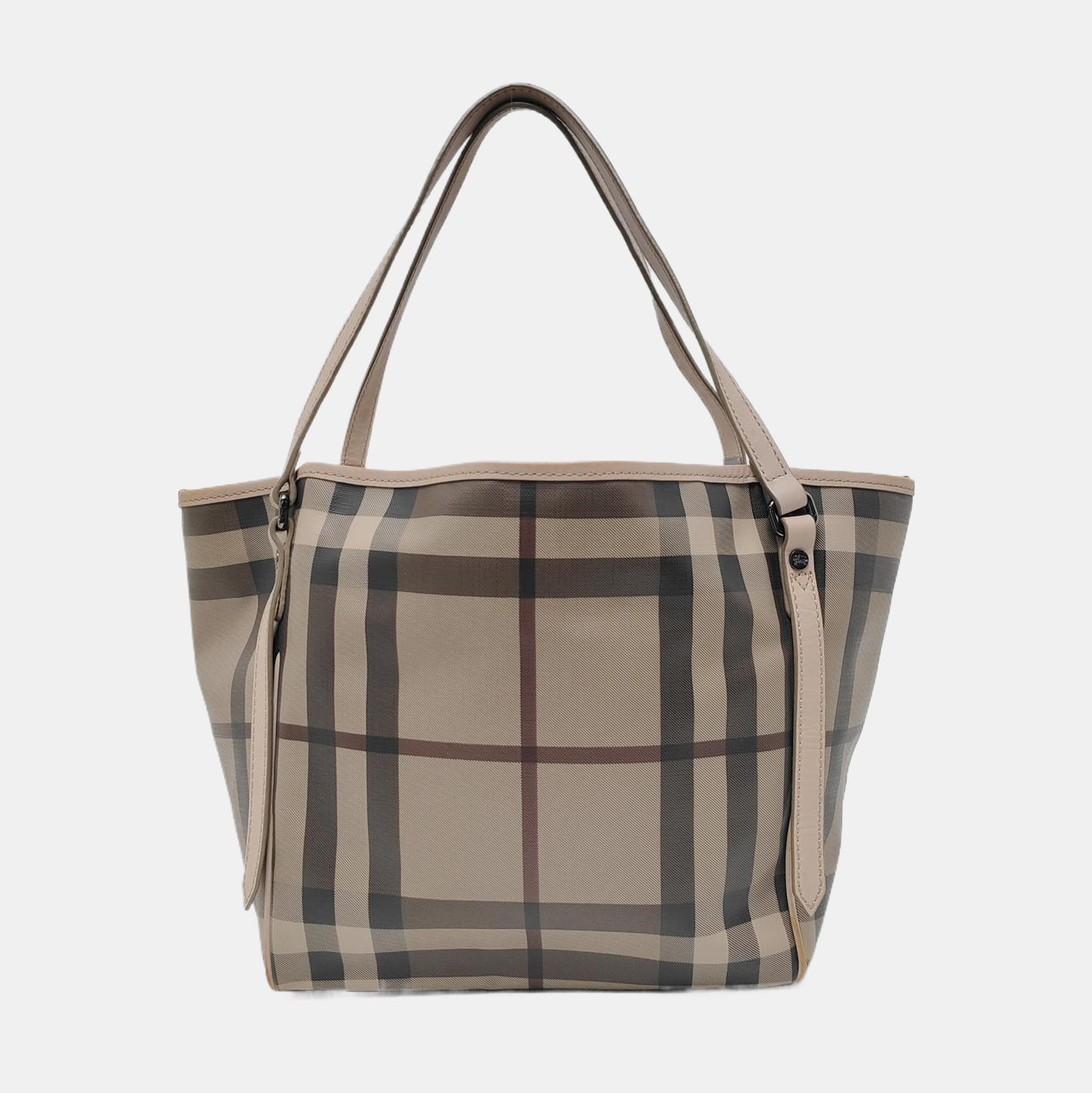 BURBERRY Canterbury Elephant Gray Coated Canvas Single Shoulder Bag Handbag Black hardware Sub-bag-(SKU)-952268685