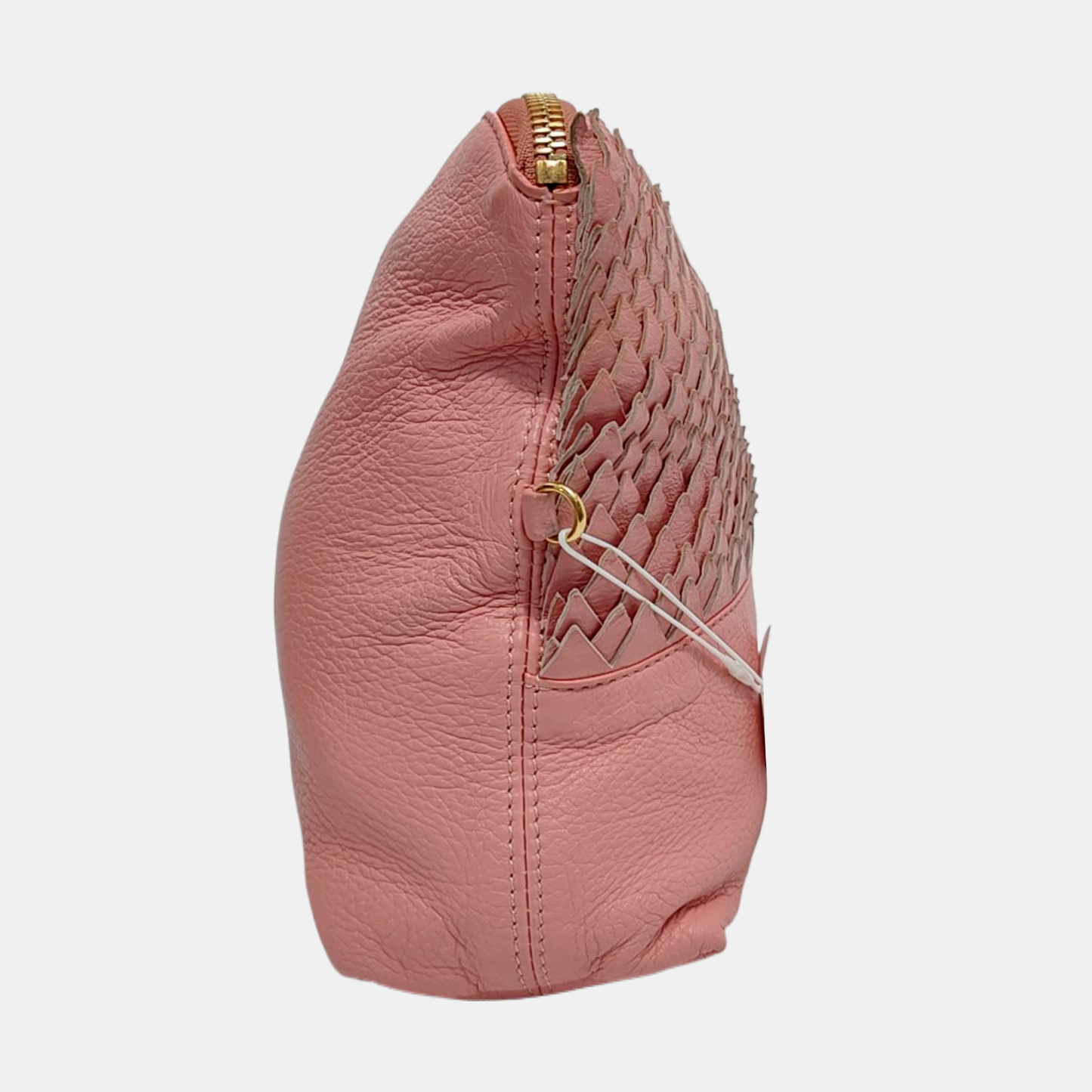 BURBERRY Pink Leather Single Shoulder Bag, Crossbody Golden hardware Removable shoulder strap-(SKU)-952753489