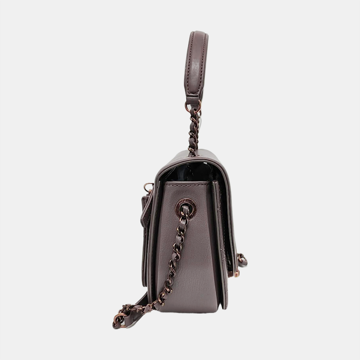 CHANEL COCO CURVE Light Purple Calfskin Quilted Shoulder Bag Tote Crossbody Bag Gold Hardware 24K Clasp-(SKU)-952954213