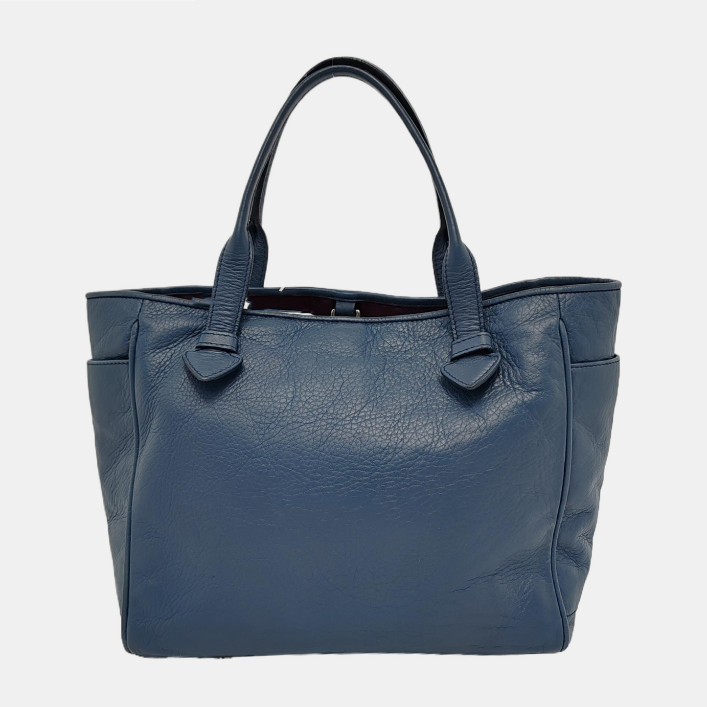 LOEWE Tote bag Blue Leather Tote Bag Golden hardware-(SKU)-945163110