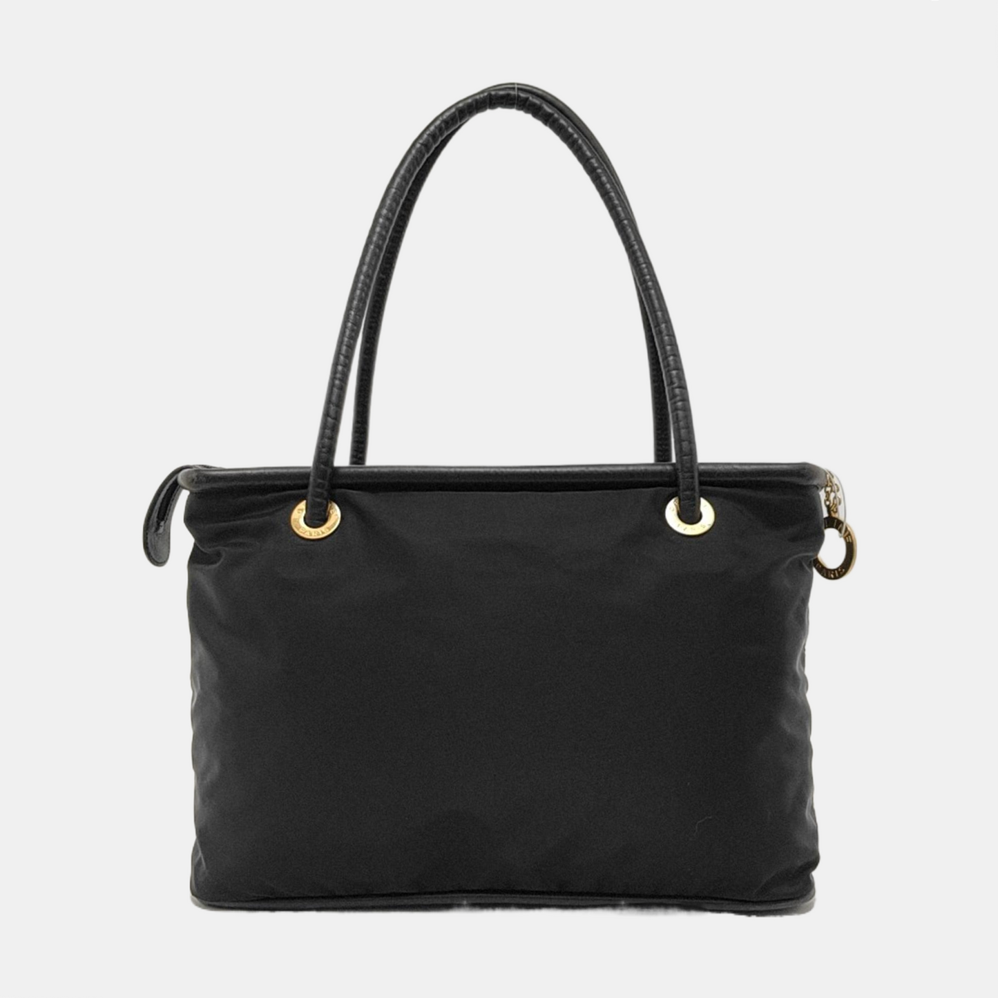 CELINE Tote bag Black Nylon Single Shoulder Bag Tote Bag Golden hardware-(SKU)-951886328