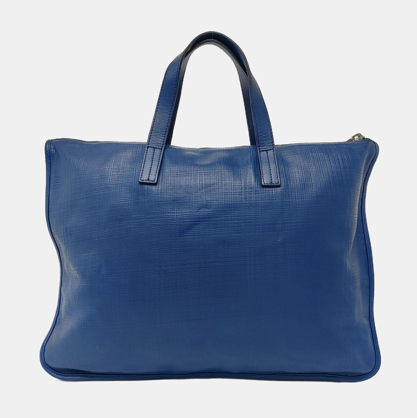 LOEWE Toledo Dark Blue Leather Handbag Silver Hardware-(SKU)-953096899