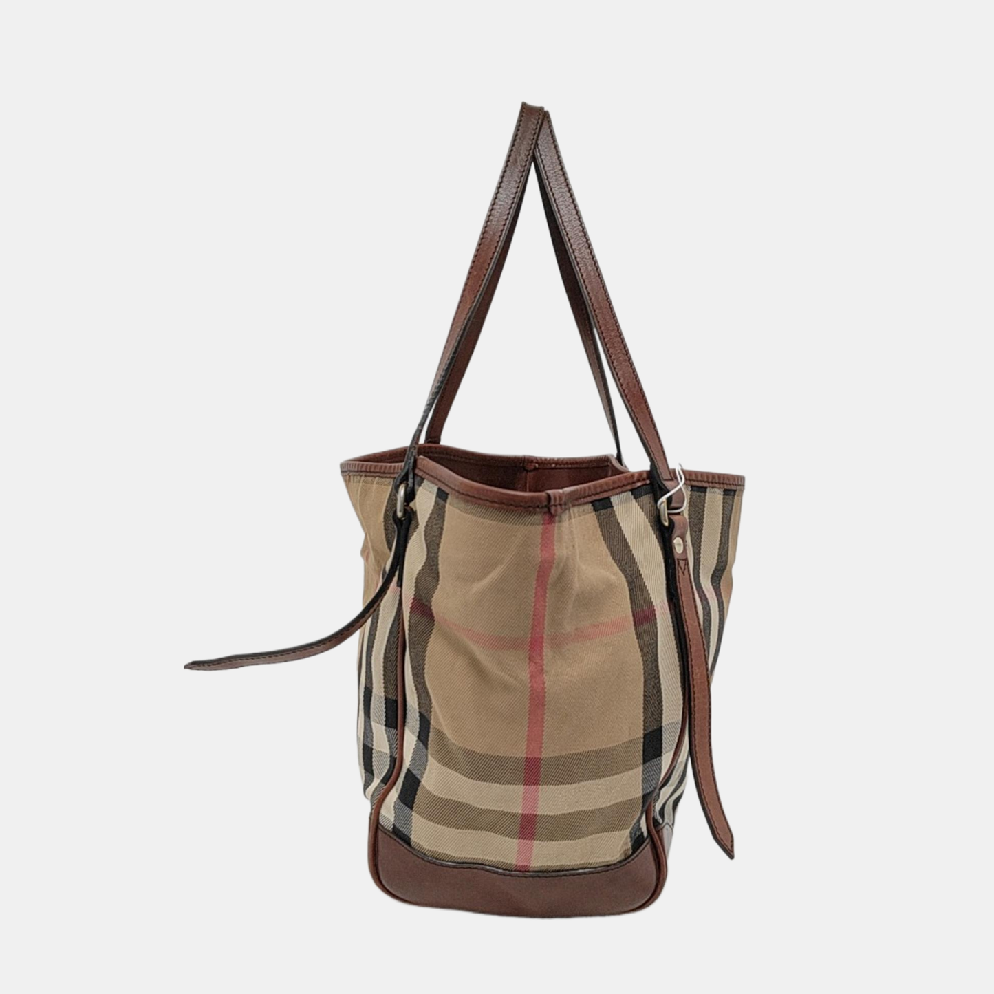 BURBERRY Tote bag Brown Canvas Single Shoulder Bag Handbag Golden hardware-(SKU)-953408955