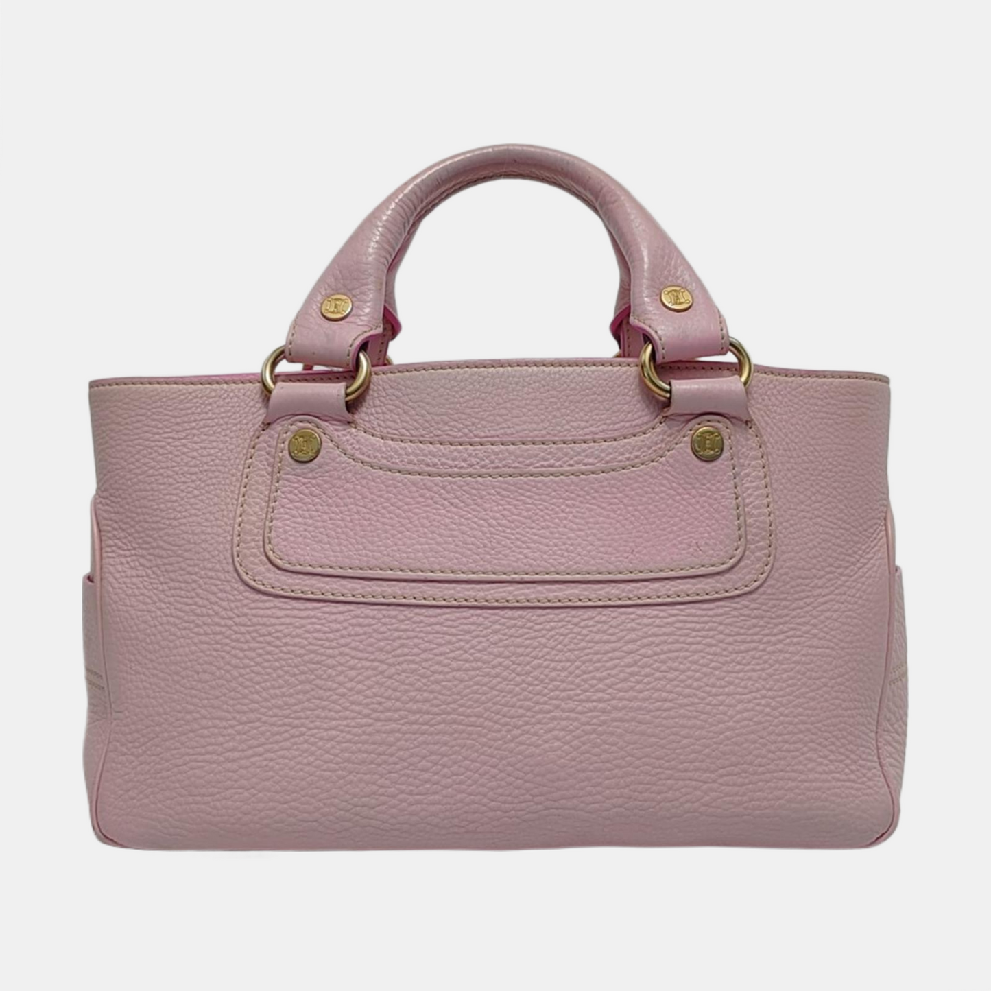 CELINE Tote bag Pink Leather Tote Bag Golden hardware-(SKU)-953701624