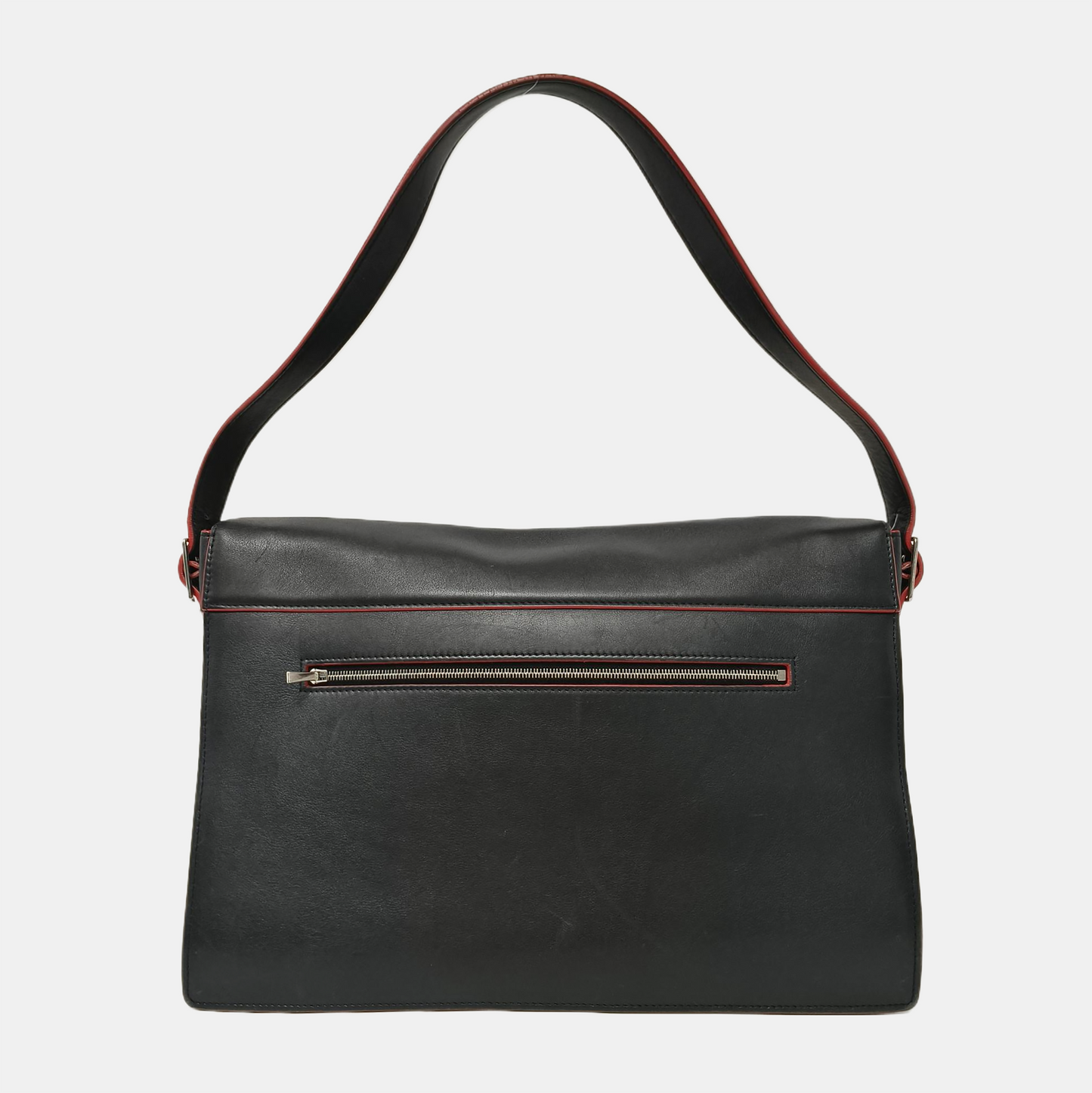 CELINE DIAMOND Multicolor Cowhide Leather Shoulder Bag Silver Hardware Removable shoulder strap-(SKU)-945892879