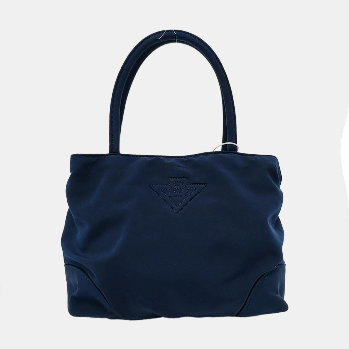 BOTTEGA VENETA Tote bag Blue Nylon Quilted Handbag Silver Hardware Vintage model-(SKU)-953954713