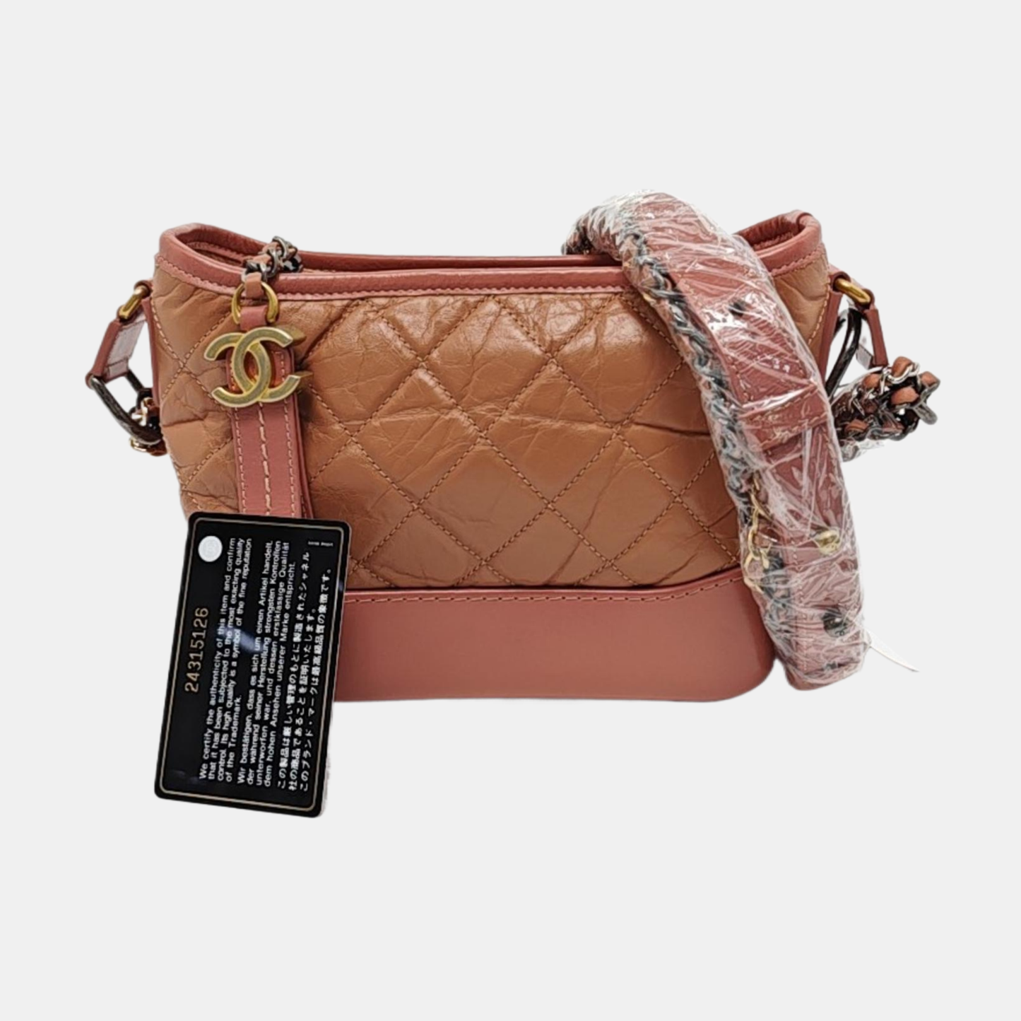 CHANEL GABRIELLE Small Burgundy Leather Quilted Hobo Bag with Shoulder Strap, Gold Silver Hardware, 24 Opening, Detachable Strap-(SKU)-954161489
