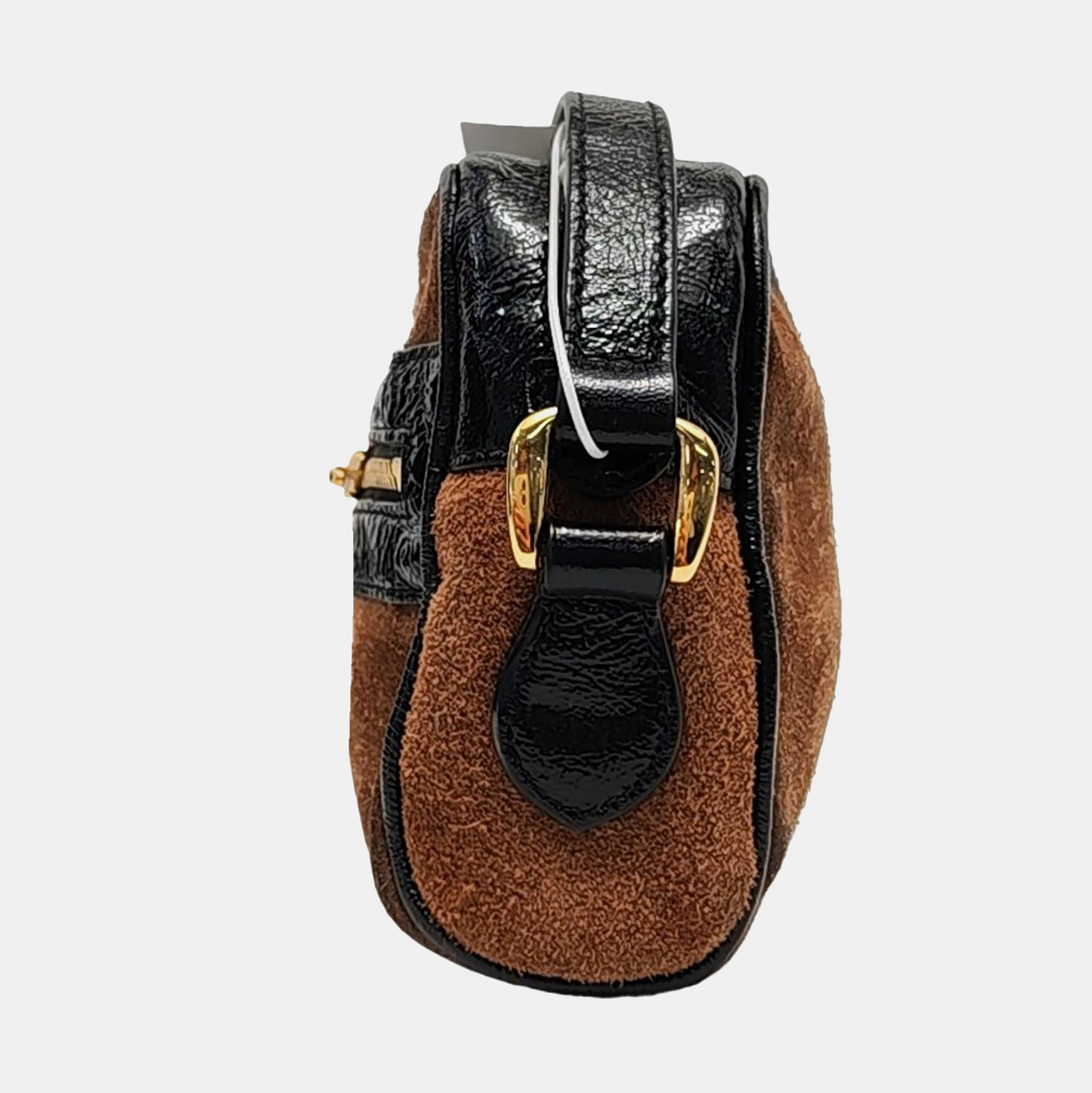 GUCCI Ophidia mini Brown Suede Leather Striped Webbing Single Shoulder Bag Crossbody Bag Golden hardware-(SKU)-953950418