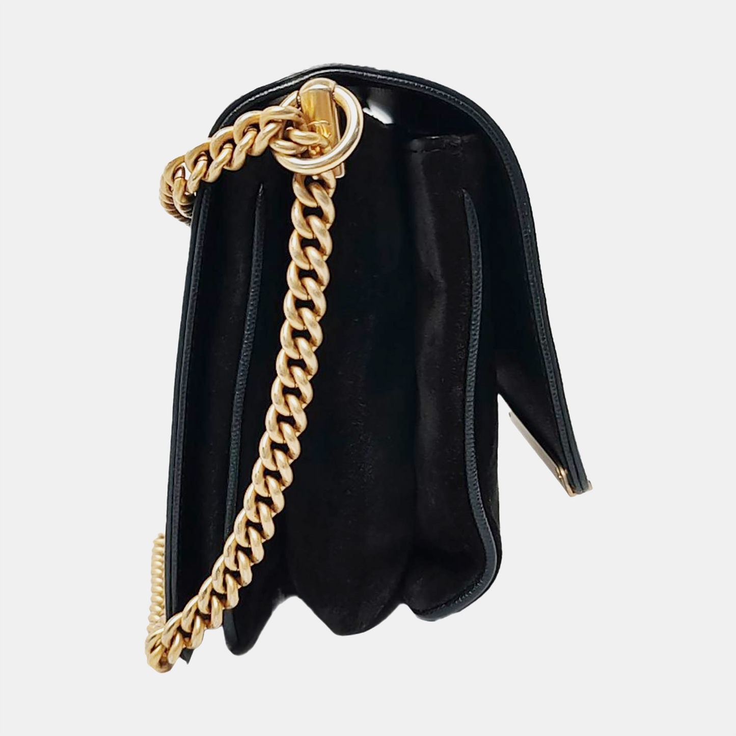 CHANEL LADY COCO Medium Black Calfskin Diamond Quilted Crossbody Bag Tote Bag Shoulder Bag Golden Hardware 26 Clasp-(SKU)-954739550