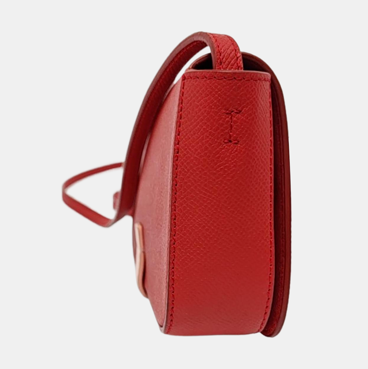 CELINE Red cowhide shoulder bag crossbody bag Silver Hardware-(SKU)-955217814