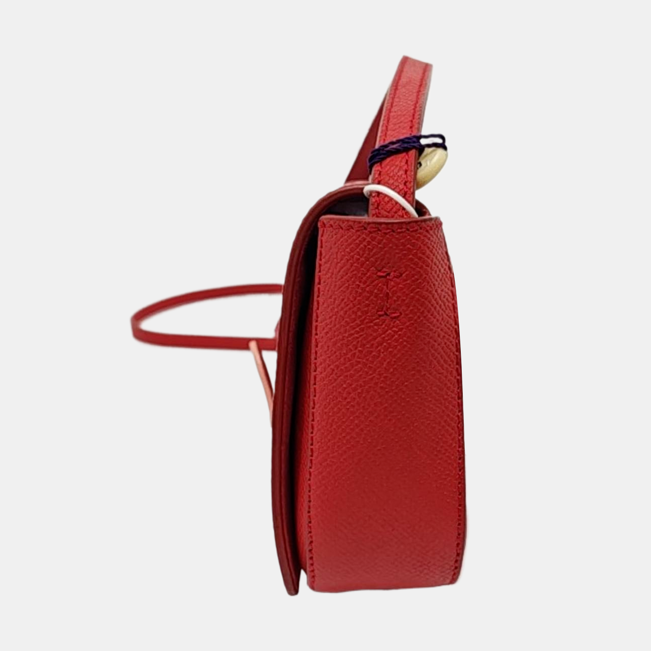 CELINE Red cowhide shoulder bag crossbody bag Silver Hardware-(SKU)-955217814