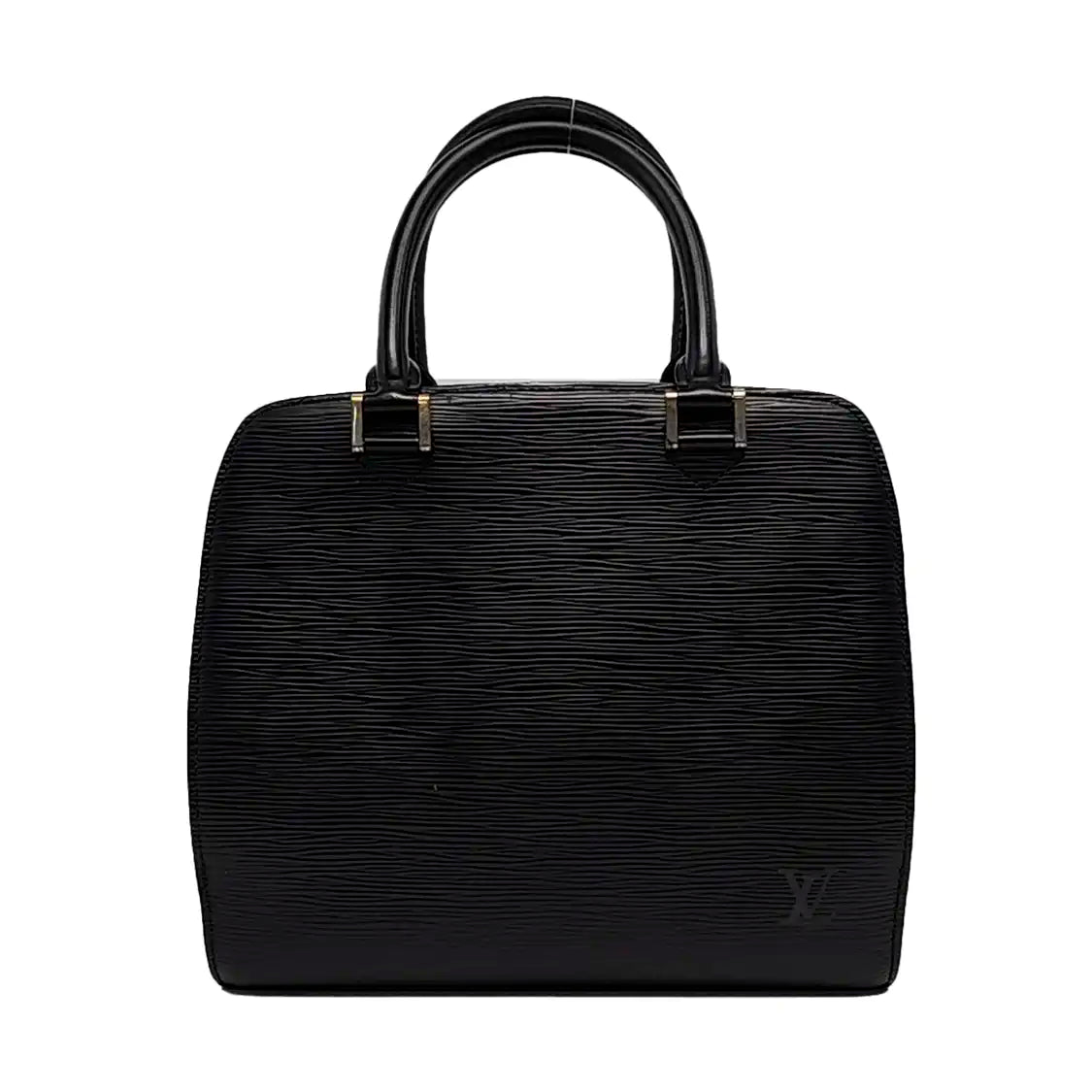LOUIS VUITTON PONNEUF Small size BlackEPI牛皮水波纹Handheld包 Golden hardware Vintage model-(SKU)-955324453