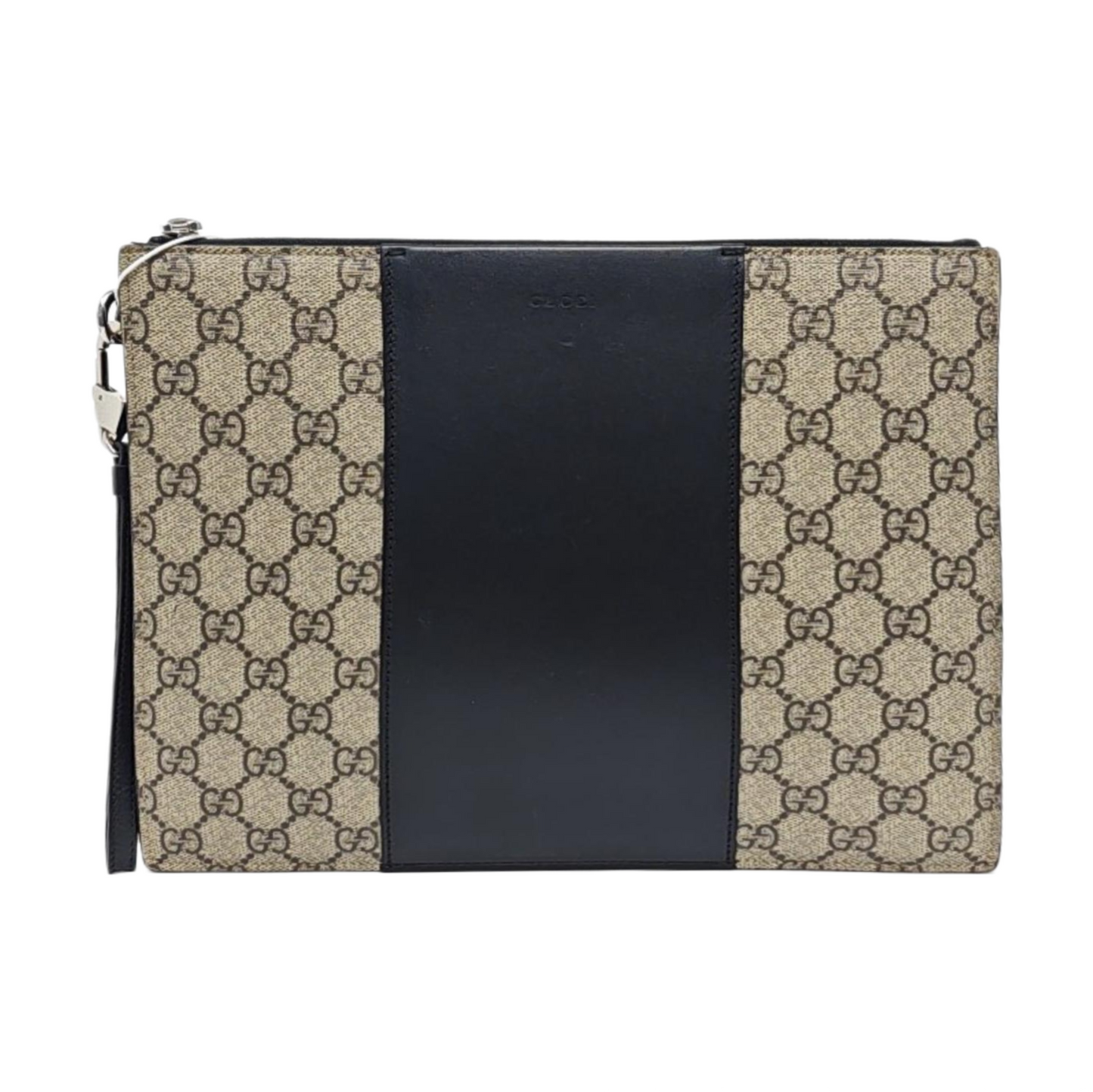 GUCCI Beige Coated Canvas Vintage Handbag Silver Hardware-(SKU)-956350936