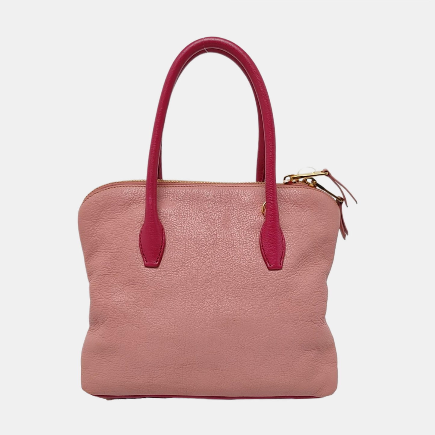 Miu Miu Pink Cowhide Crossbody Tote Bag Single Shoulder Golden hardware Removable shoulder strap-(SKU)-956651797