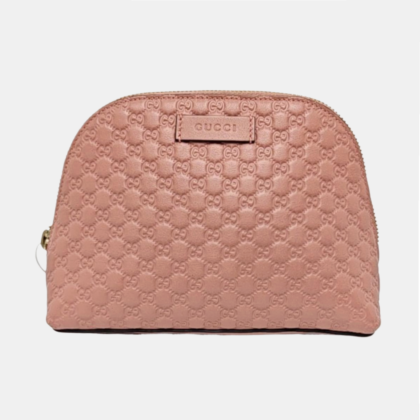 GUCCI Pink Calfskin Monogrammed Handbag Golden hardware-(SKU)-956988903