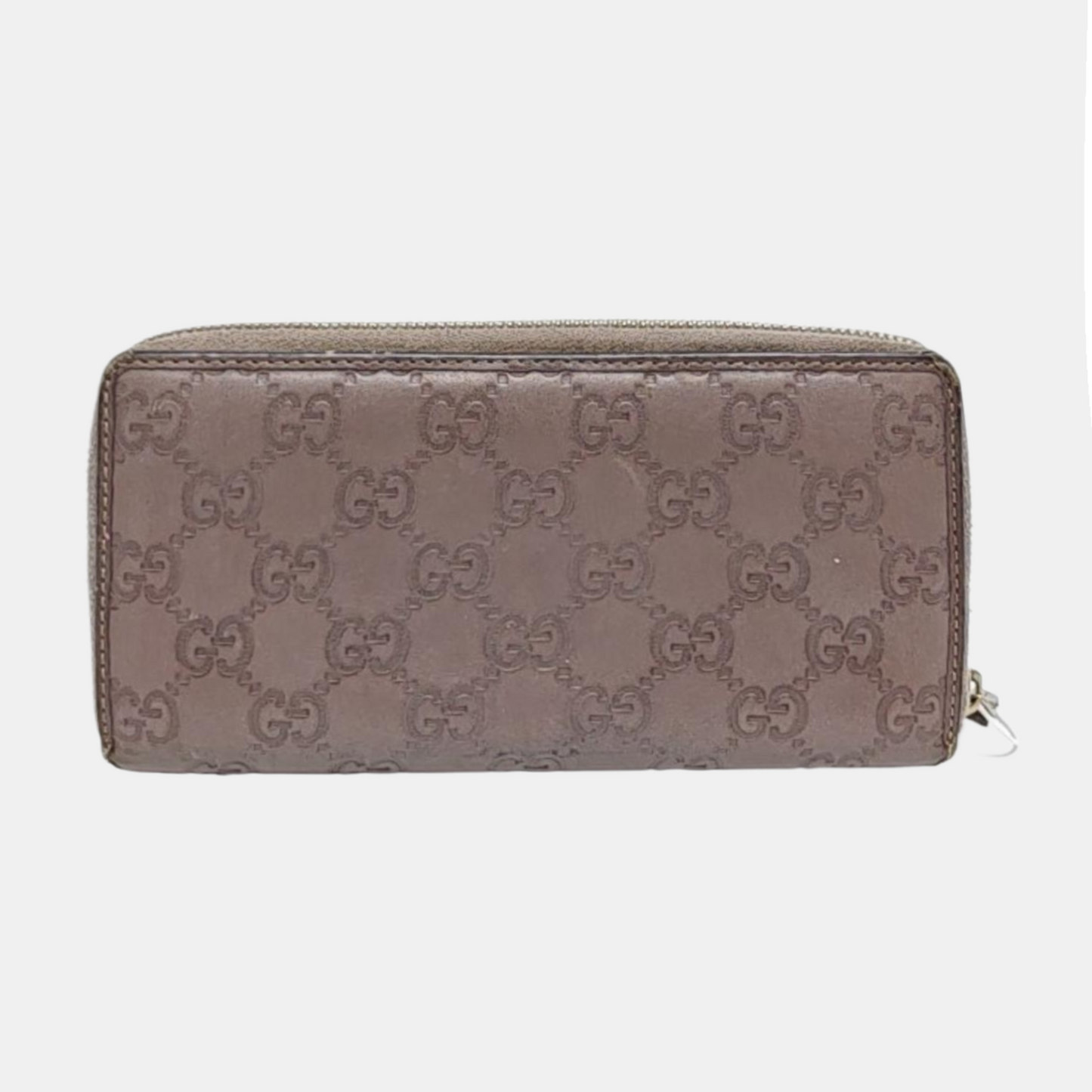GUCCI Mayfair Purple Cowhide Monogram Embossed Wallet Golden hardware-(SKU)-957633633