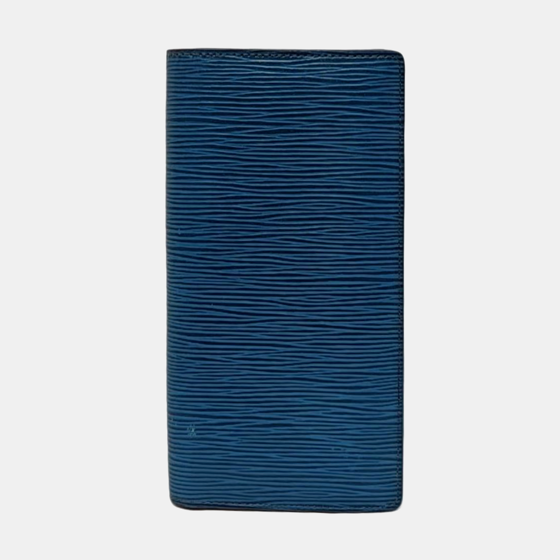LOUIS VUITTON 蓝色EPI牛皮水波纹钱包 Silver Hardware-(SKU)-957693013