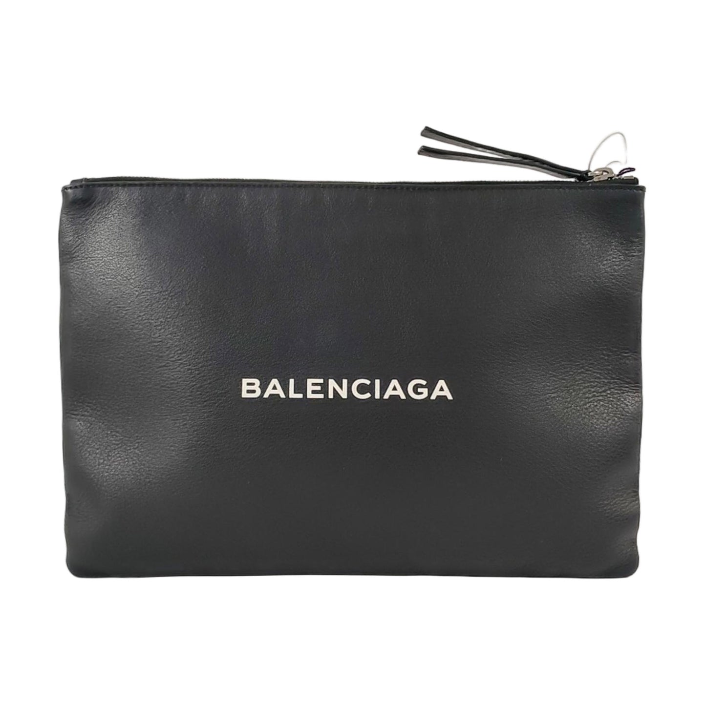 BALENCIAGA Cash Black cowhide printed handbag Silver Hardware-(SKU)-958242970