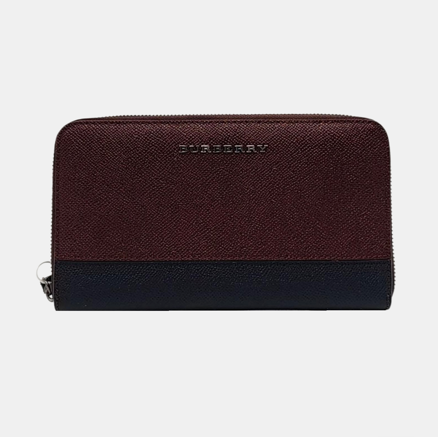 BURBERRY Magenta Cowhide Wallet Ruthenium color hardware-(SKU)-958444693