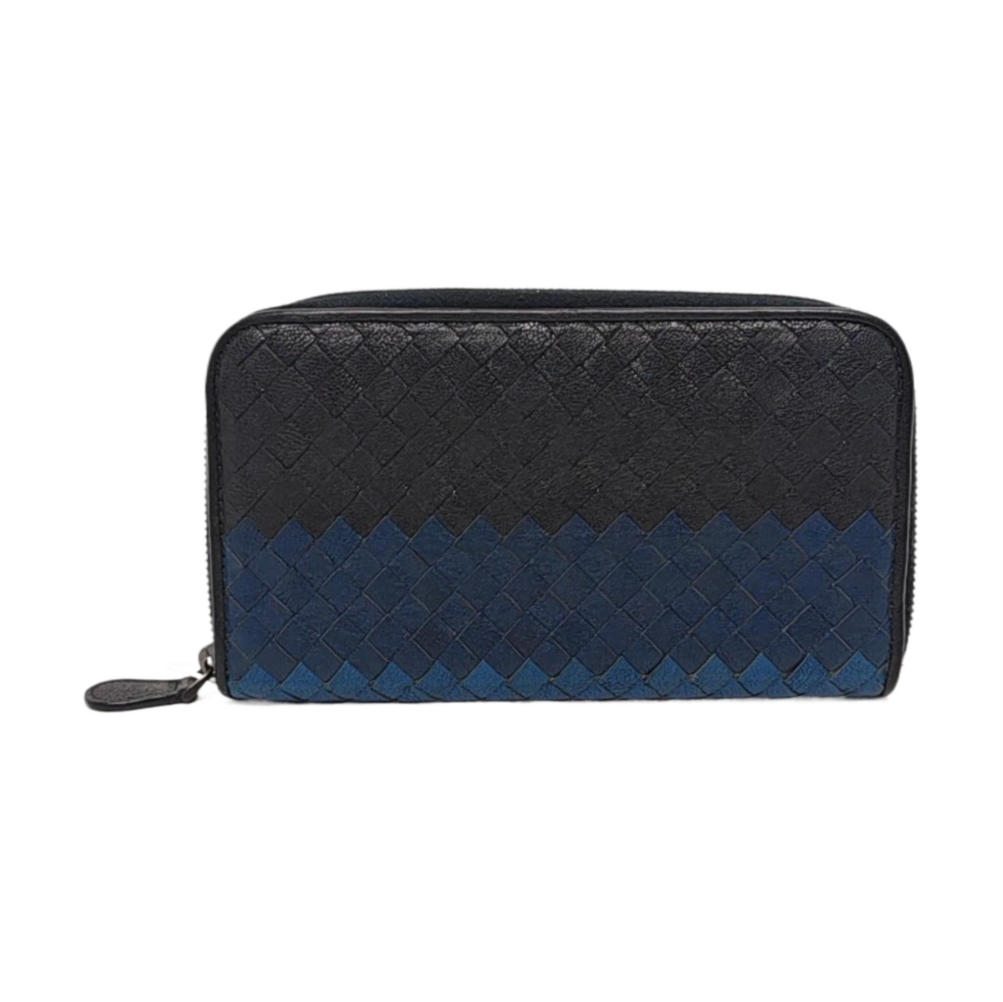 BOTTEGA VENETA Multicolor Calfskin Woven Wallet Black hardware-(SKU)-958932470