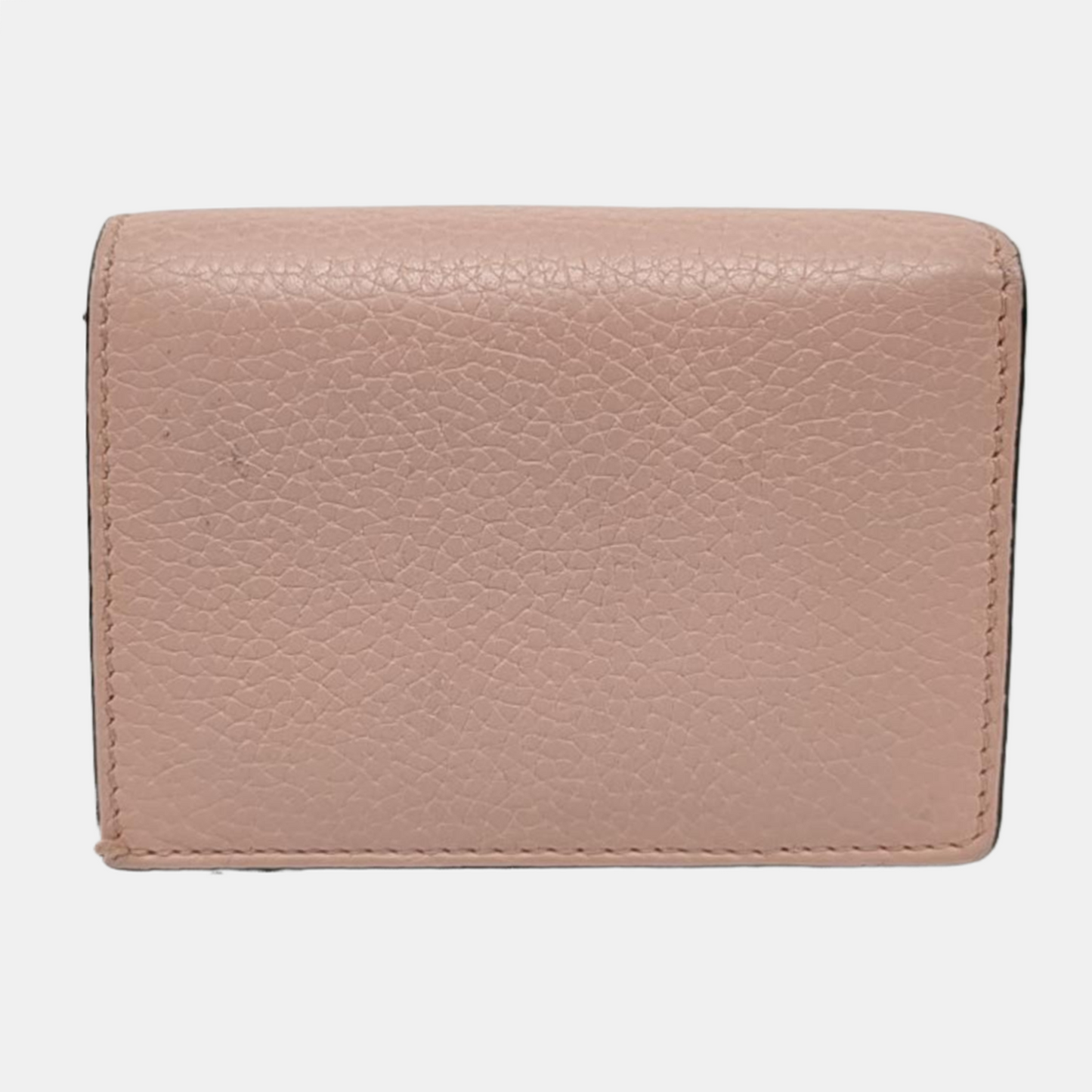 GUCCI Animalier Pink Leather Bee Wallet Golden hardware Complete Accessories-(SKU)-959367286