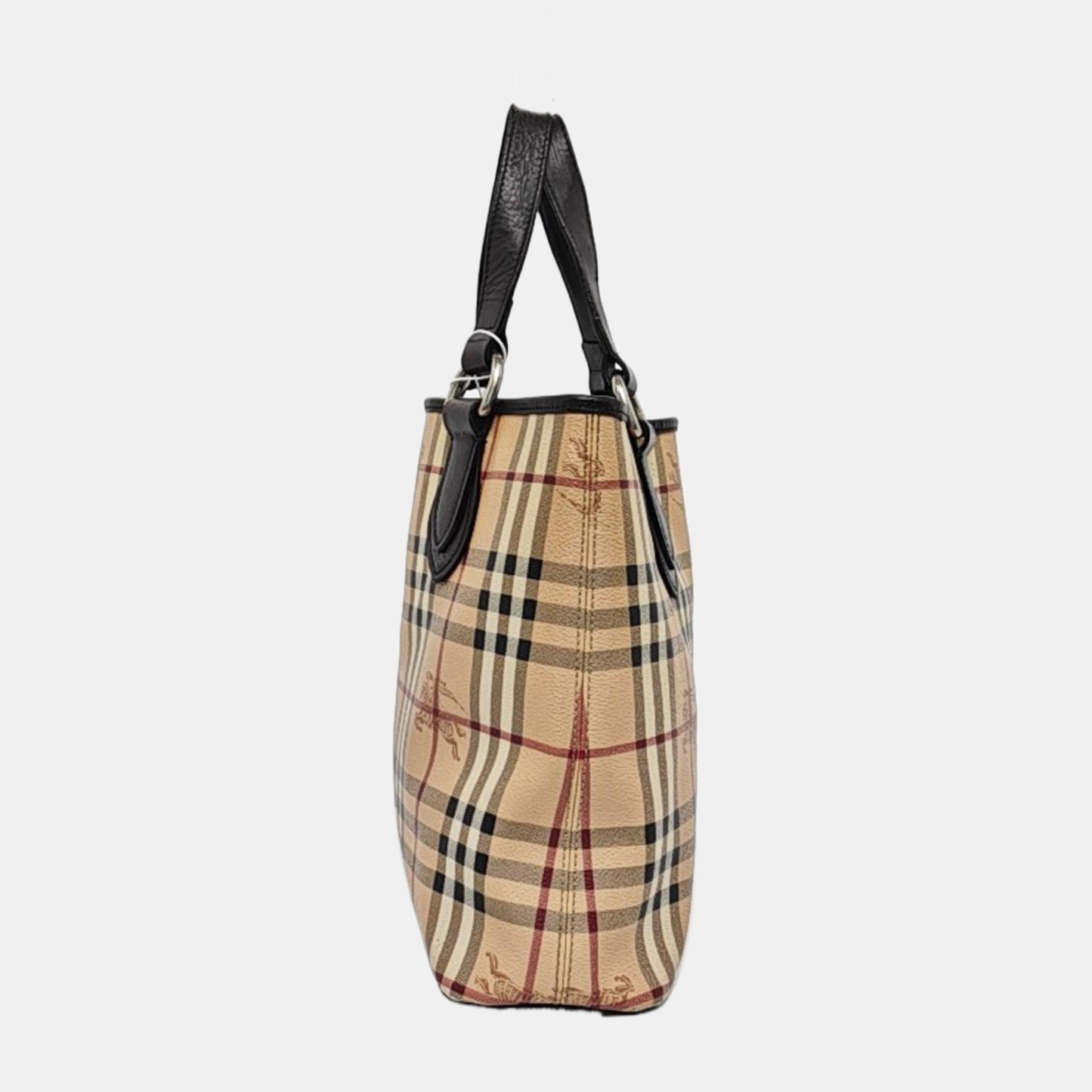 BURBERRY Tote bag Brown Coated Canvas Tote Bag Golden hardware-(SKU)-959310440