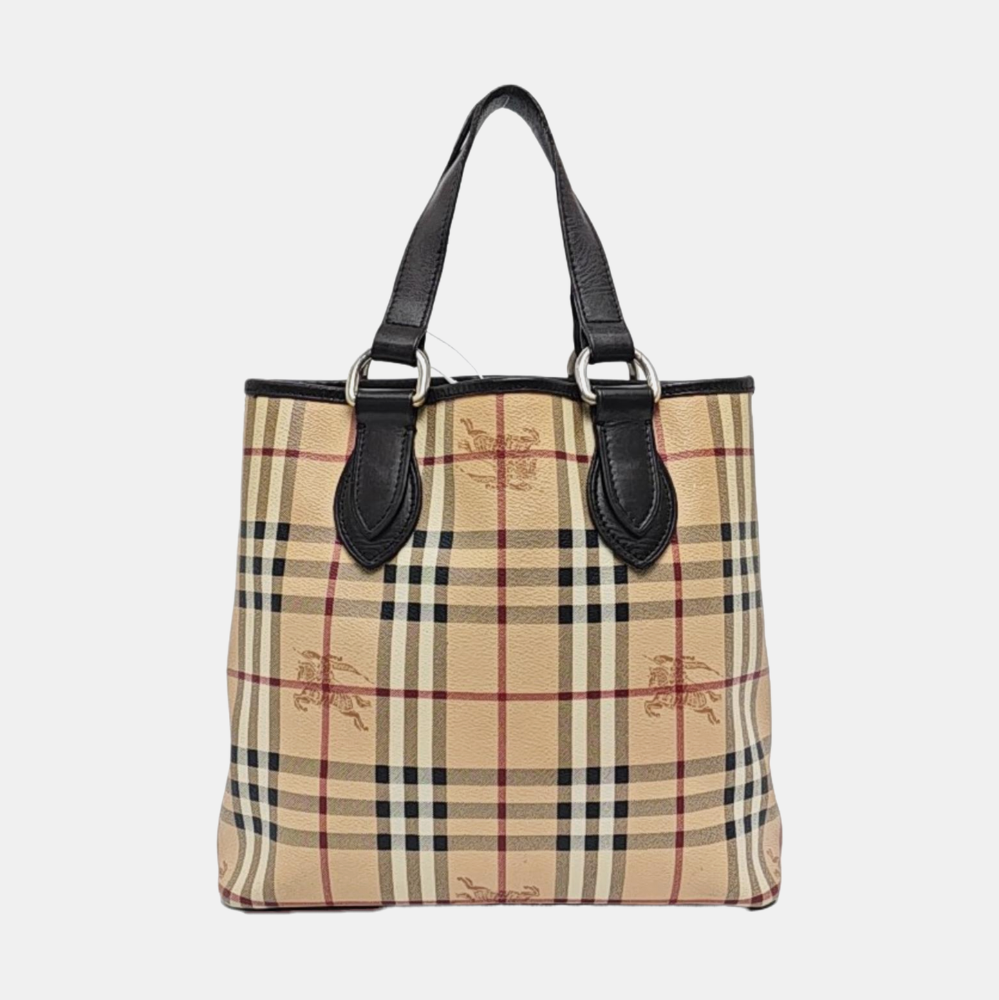 BURBERRY Tote bag Brown Coated Canvas Tote Bag Golden hardware-(SKU)-959310440