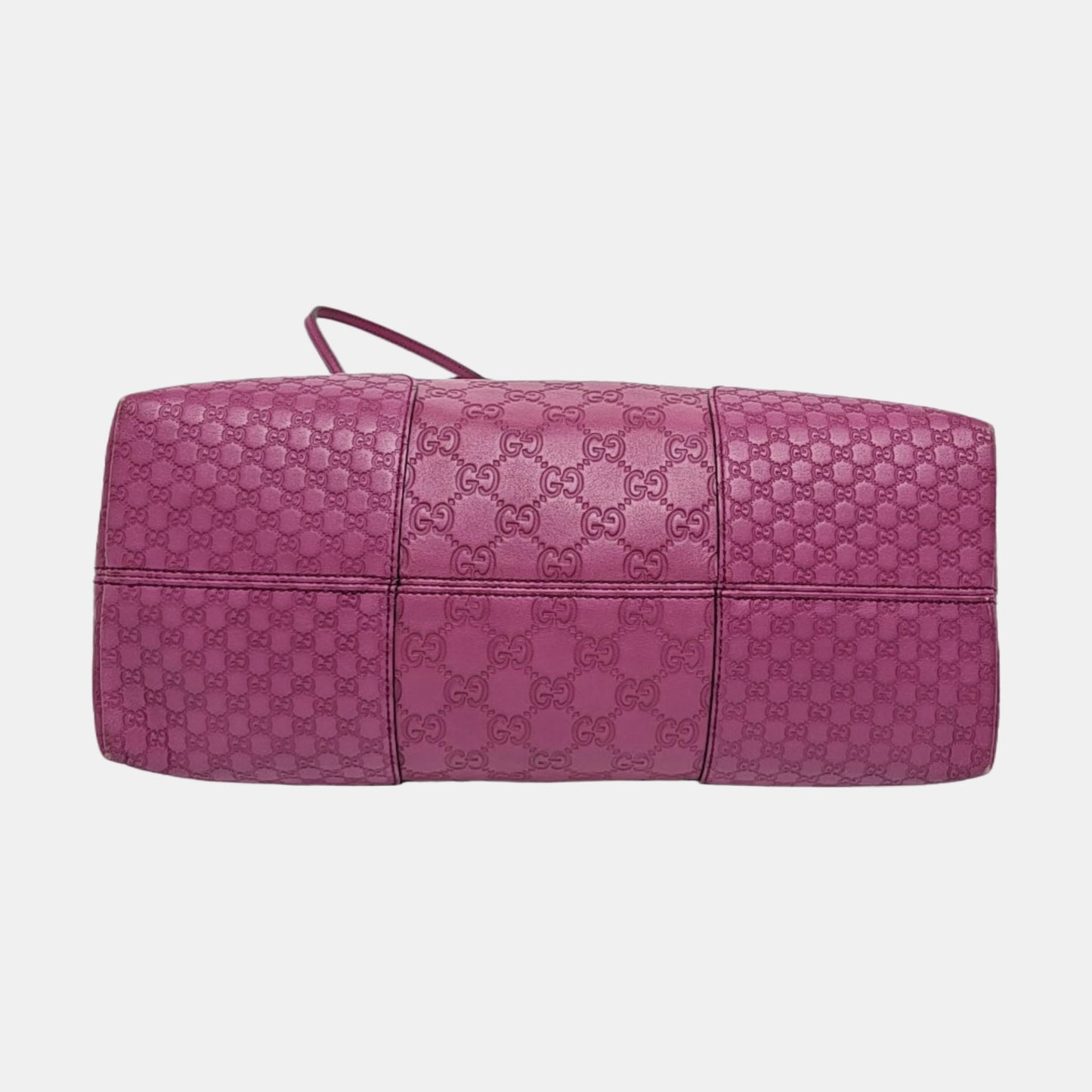 GUCCI Bree Purple leather old flower embossed single shoulder bag Golden hardware-(SKU)-959516501