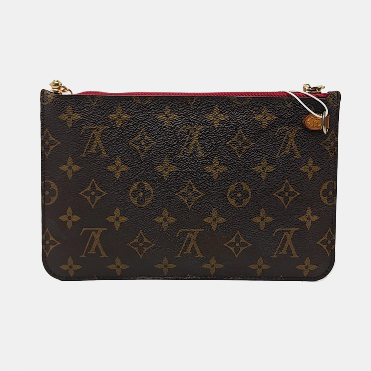 LOUIS VUITTON NEVERFULL Dark Brown Coated Canvas Monogrammed Shopping Bag Handbag Golden hardware-(SKU)-959999786
