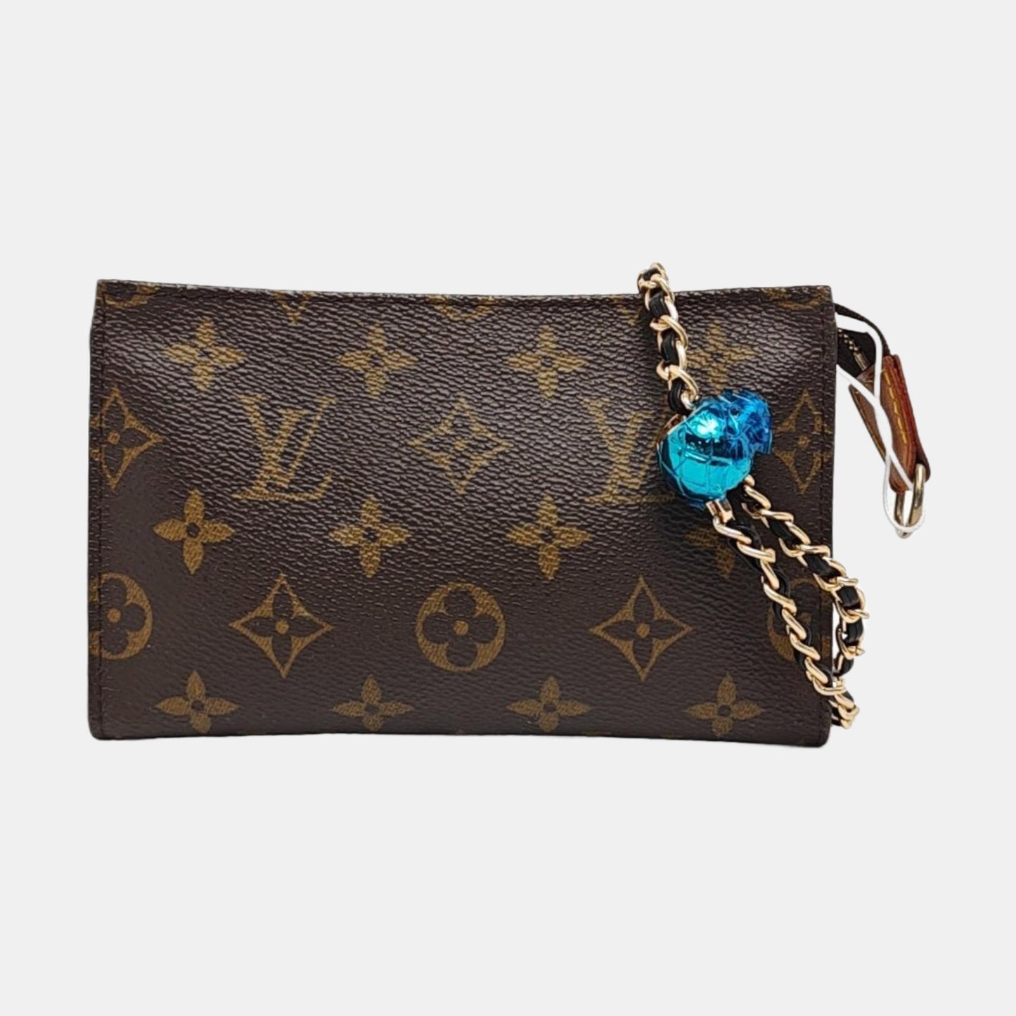 LOUIS VUITTON Brown Coated Canvas Monogrammed Tote Handbag Golden hardware-(SKU)-960091830