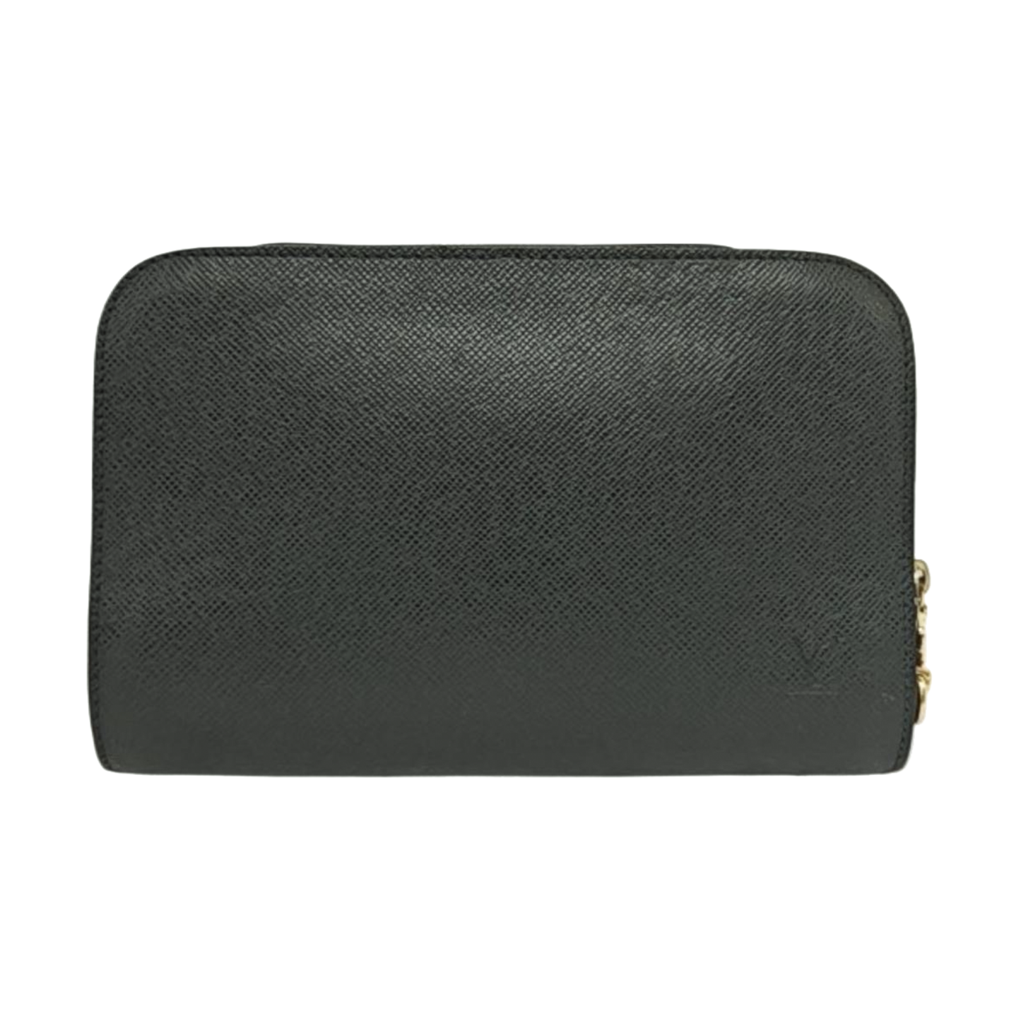 LOUIS VUITTON BAIKAL Dark Green Cow Leather Handbag Tote Golden hardware-(SKU)-960205734