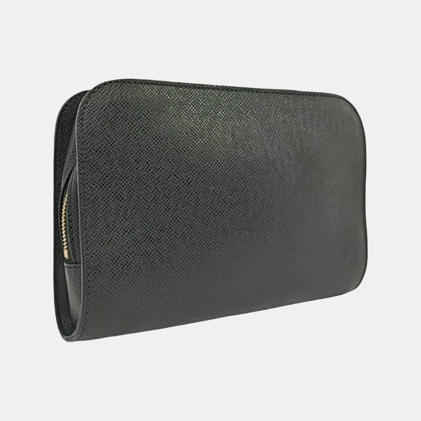 LOUIS VUITTON BAIKAL Dark Green Cow Leather Handbag Tote Golden hardware-(SKU)-960205734