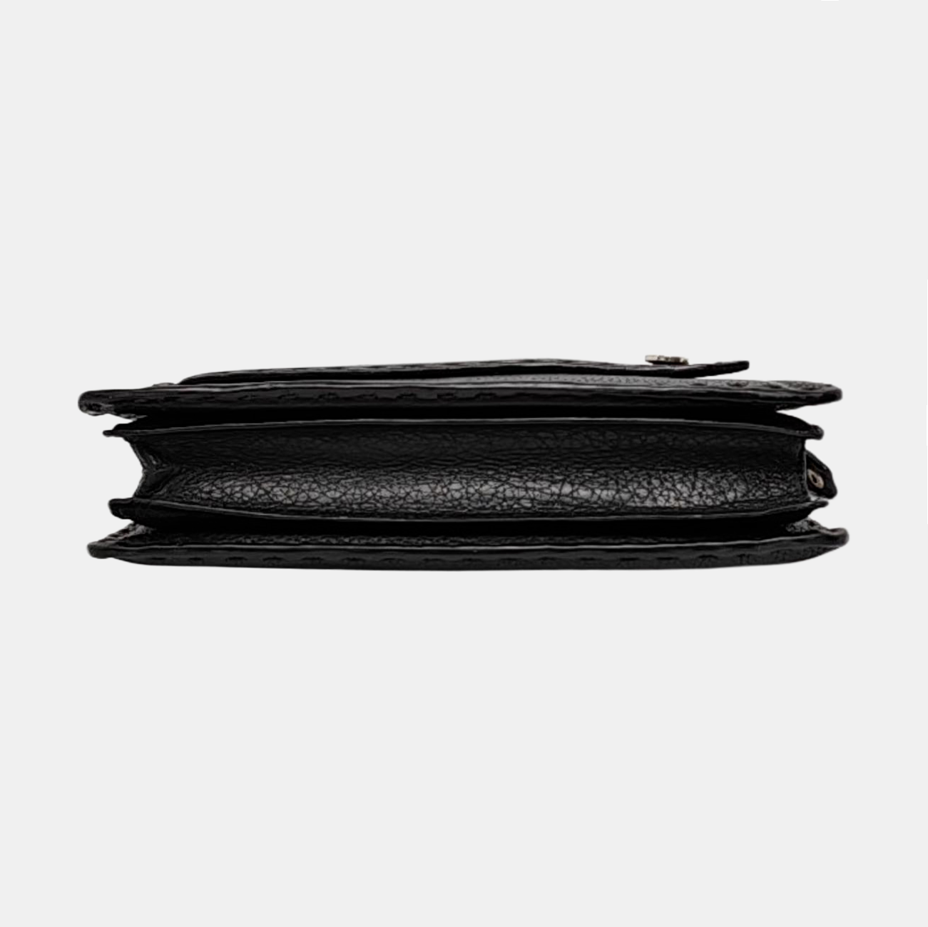 FENDI Monster Black cowhide monster handbag Silver Hardware-(SKU)-960606124