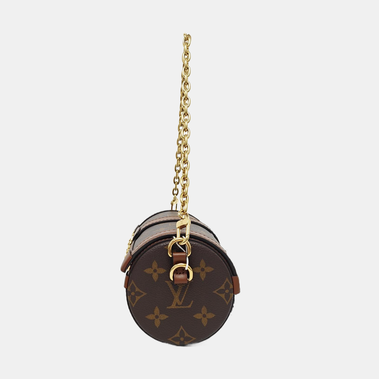 LOUIS VUITTON PAPILLON 19 Brown Coated Canvas Monogram Rivet Babylone Crossbody Bag Handbag Shoulder Bag Gold Hardware 2 Removable Straps-(SKU)-961022468