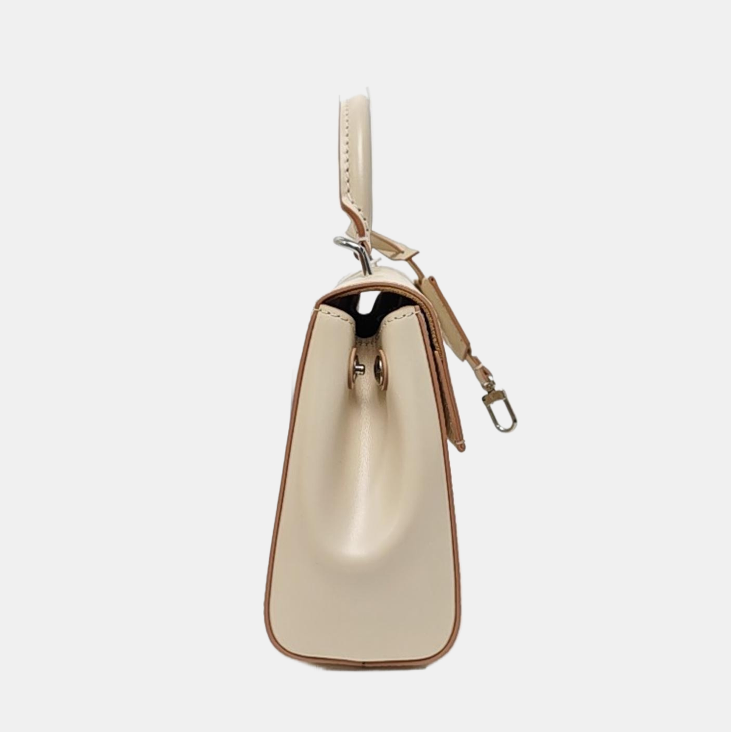 LOUIS VUITTON CLUNY Mini Beige EPI Calfskin Ripple Shoulder Bag, Handbag, Crossbody Bag with Detachable Strap-(SKU)-965312768