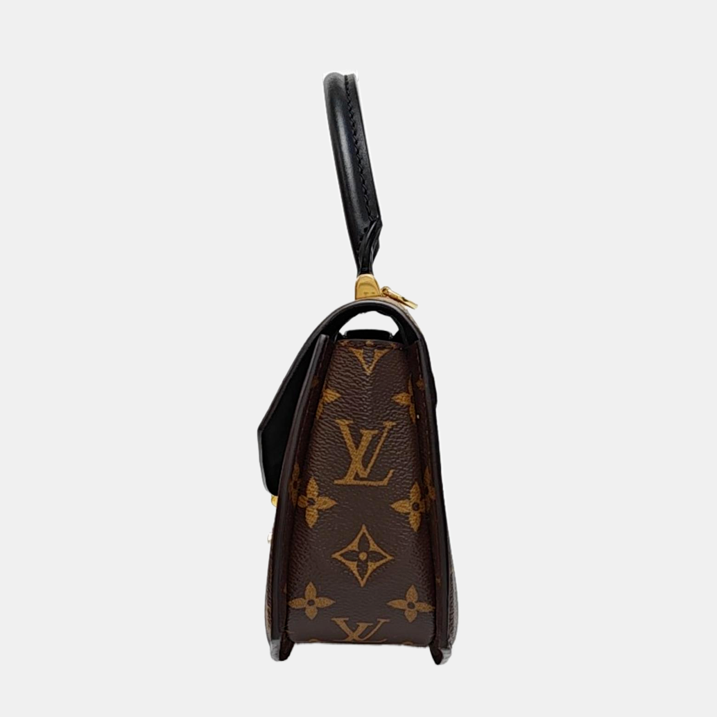LOUIS VUITTON EDEN Brown Coated Canvas Monogram Shoulder Bag Tote Bag Crossbody Bag Golden Hardware Removable Strap Complete Accessories-(SKU)-965955007