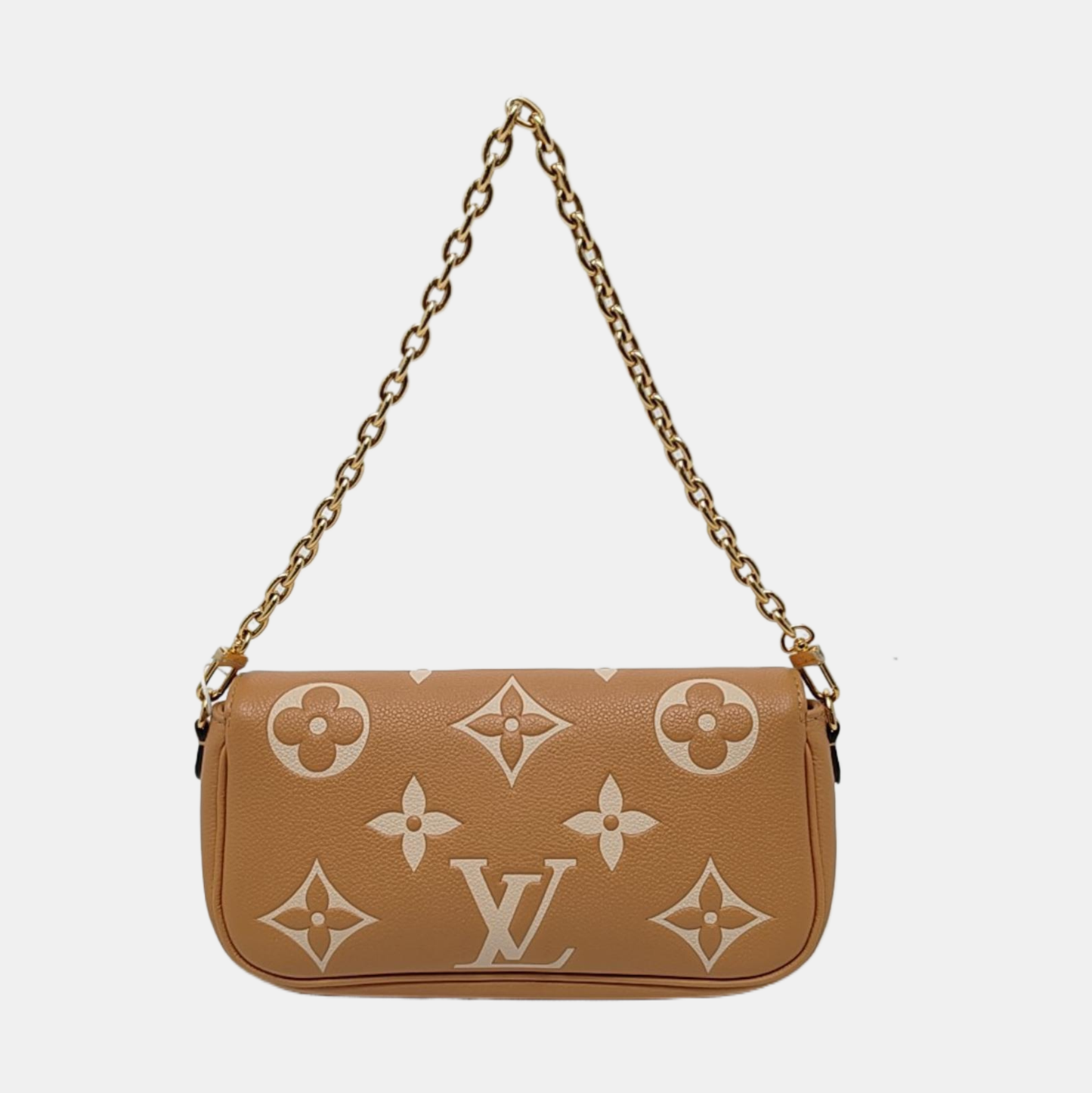 LOUIS VUITTON IVY Blush Pink Leather Monogram Shoulder Bag with Shoulder Strap, Gold Hardware, 2 Removable Shoulder Straps, Accessories Included-(SKU)-967822924
