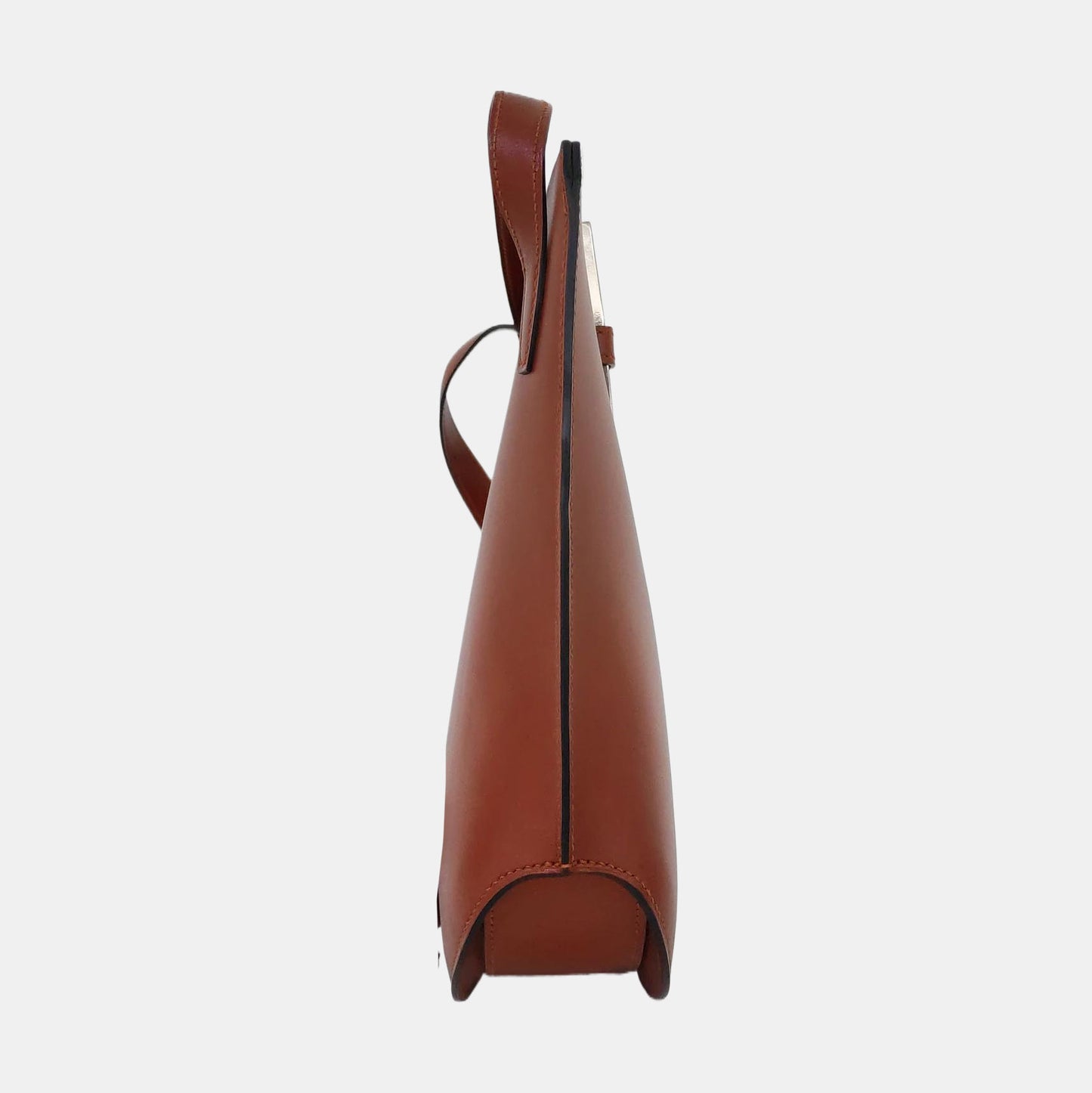 HERMÈS Baton De Craie Bronze BOX Leather Single Shoulder Bag Crossbody Bag Silver Hardware X-(SKU)-967228707