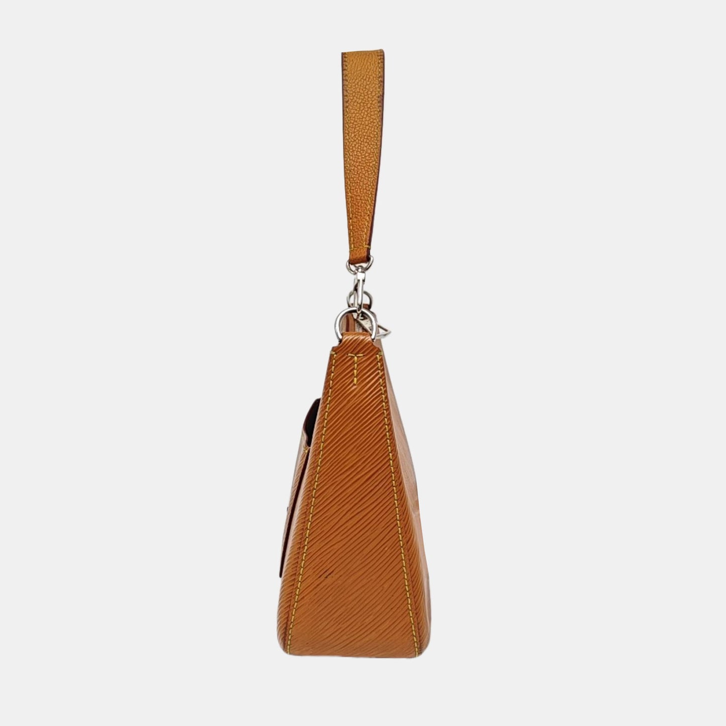 LOUIS VUITTON MARELLE Orange EPI Leather Monogram Water Wave Crossbody Bag Tote Detachable Strap-(SKU)-969600239